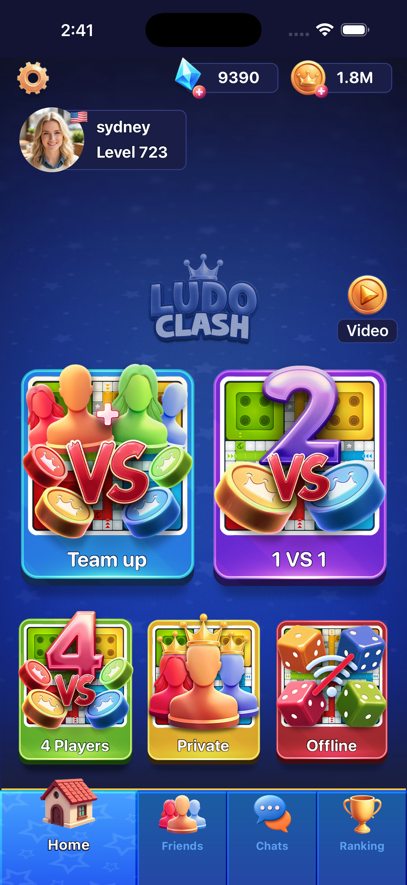 اسکرین شات 1 بازی Ludo Clash: Play Ludo Online