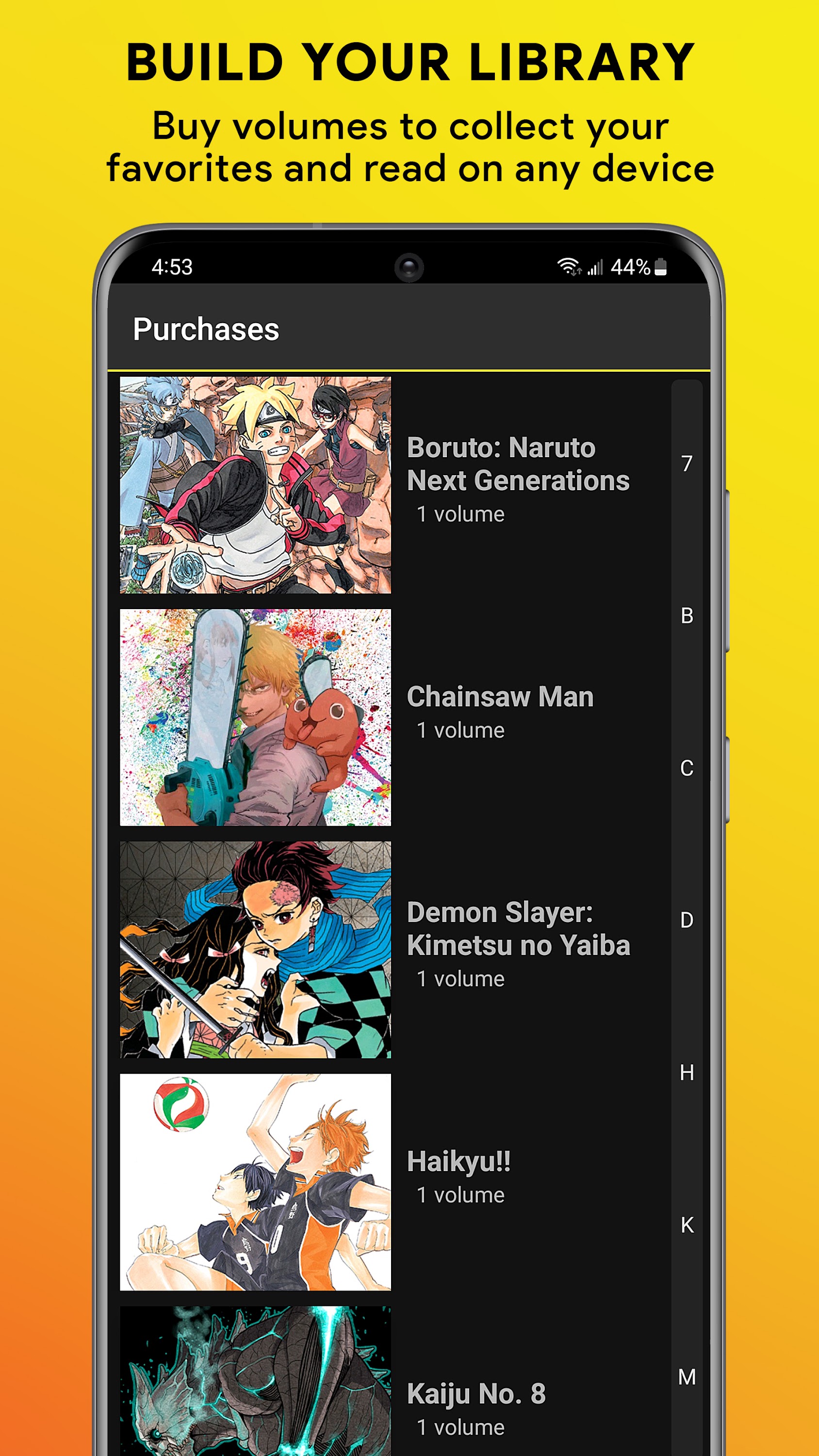 اسکرین شات 4 برنامه Shonen Jump Manga & Comics