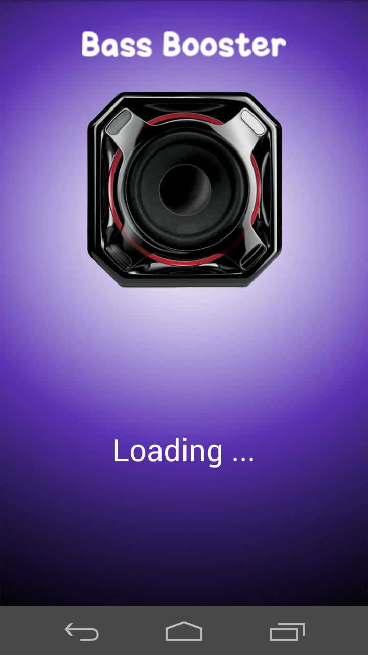 اسکرین شات 1 برنامه Bass Booster - Subwoofer