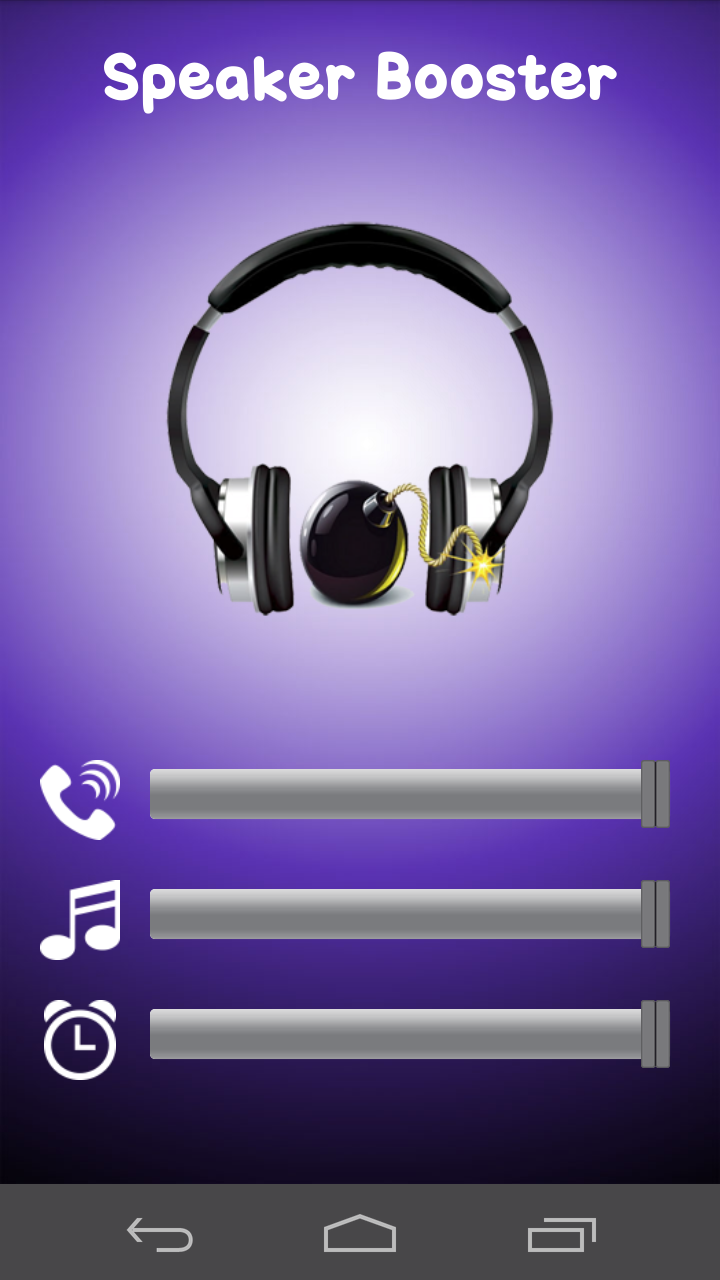 اسکرین شات 1 برنامه Speaker Booster