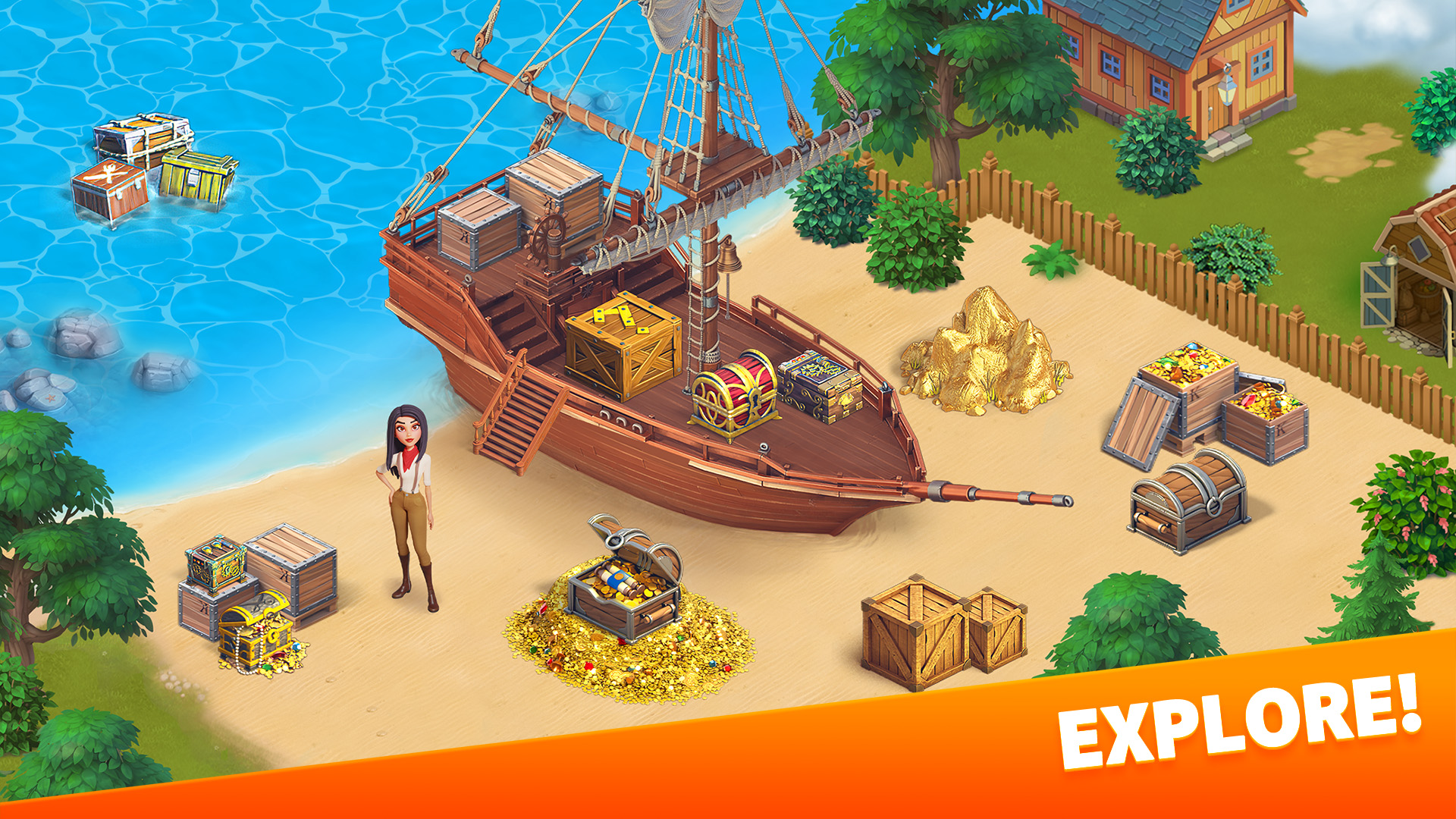 اسکرین شات 7 بازی Klondike Adventures: Farm Game