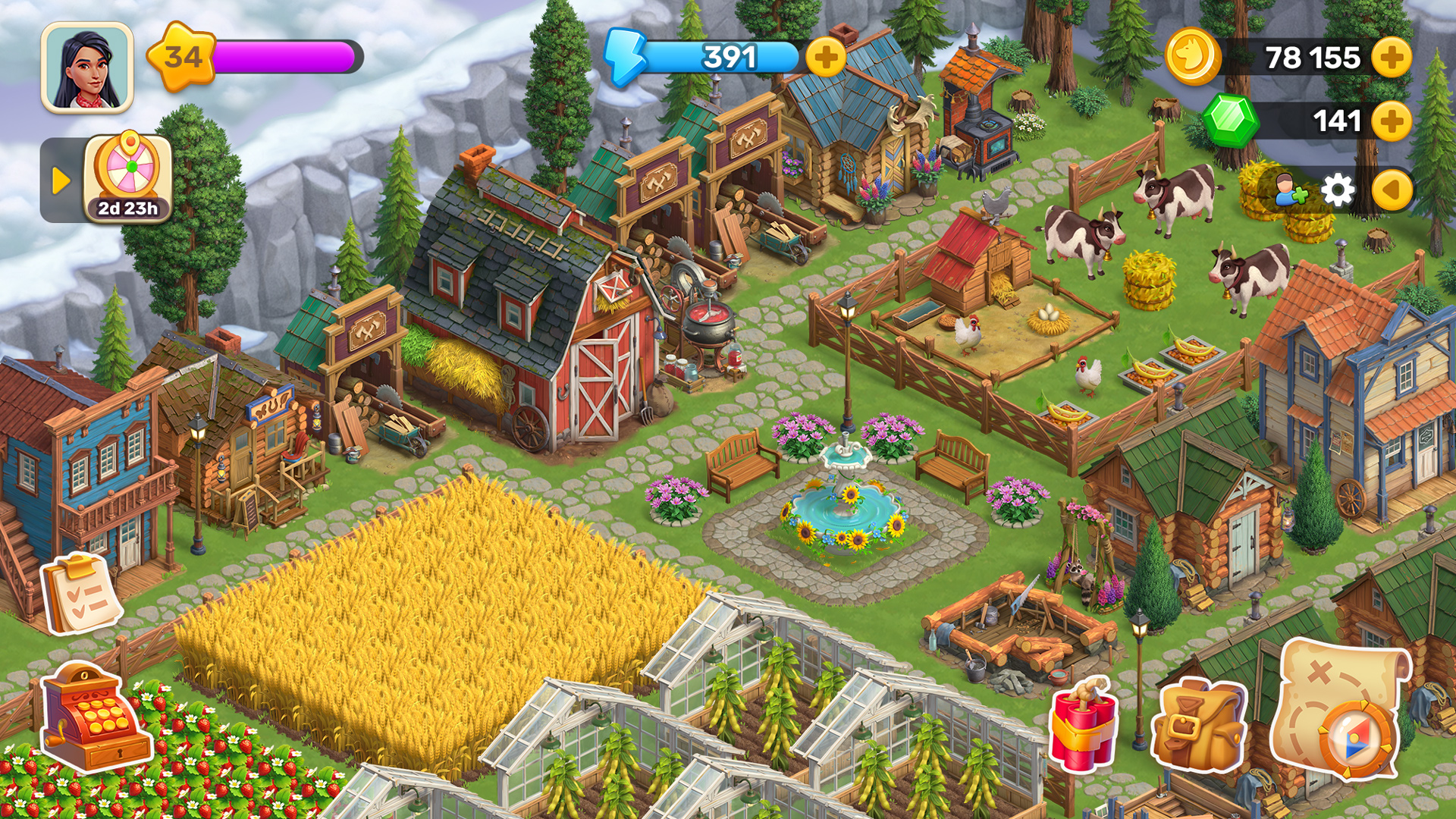اسکرین شات 8 بازی Klondike Adventures: Farm Game