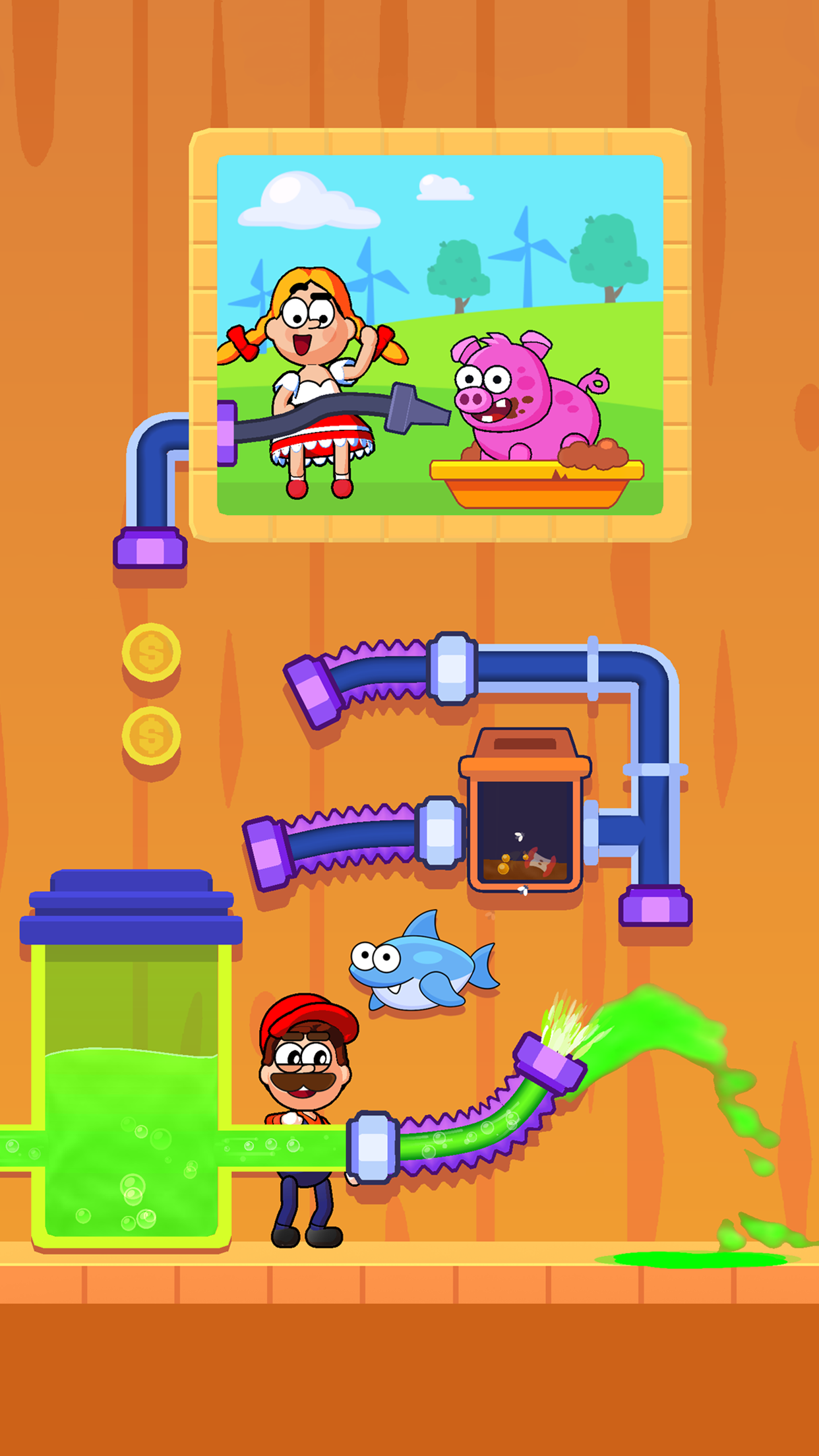 اسکرین شات 3 بازی Flow Legends: Pipe Games