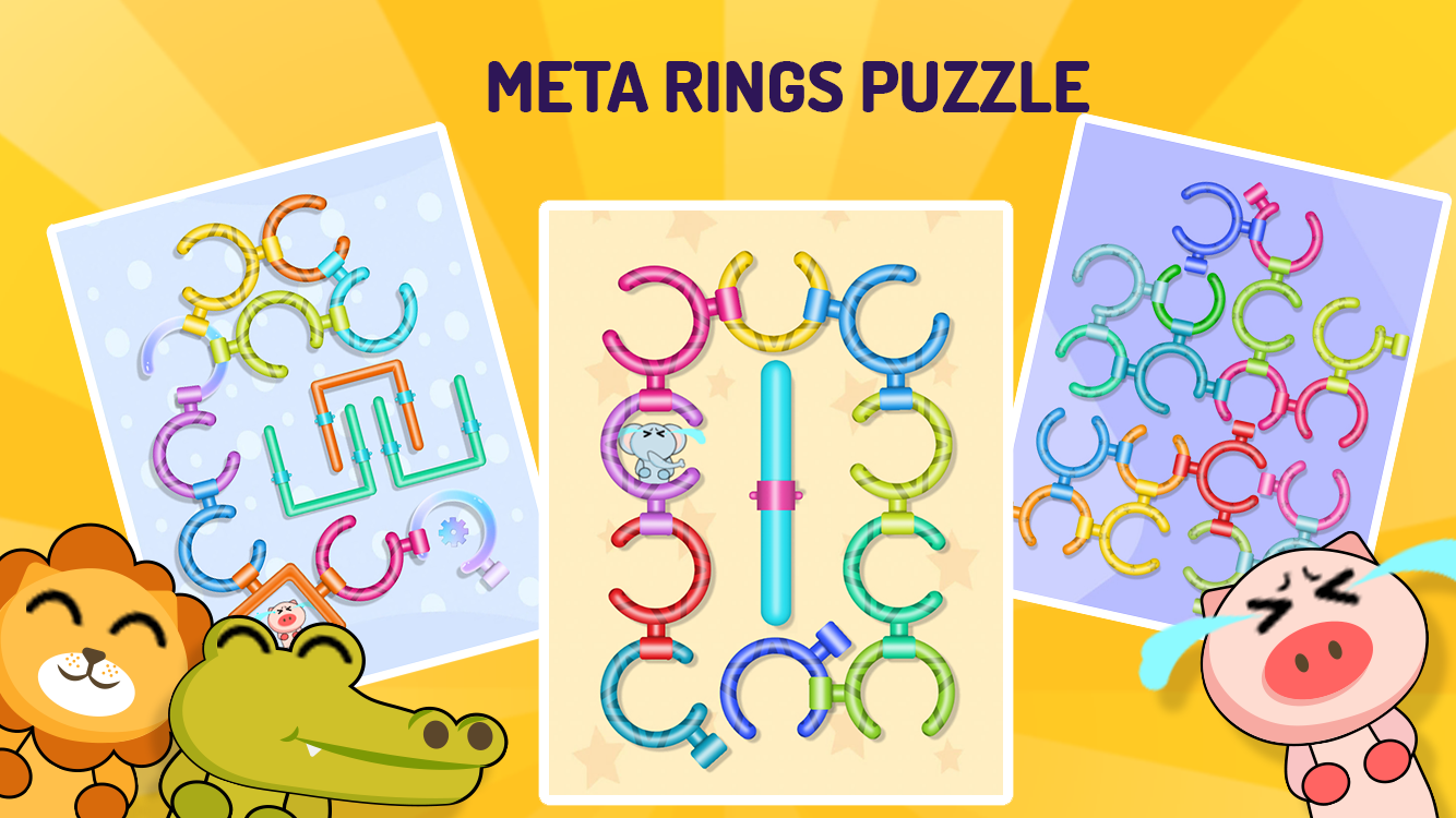 اسکرین شات 1 بازی Meta Rings Puzzle