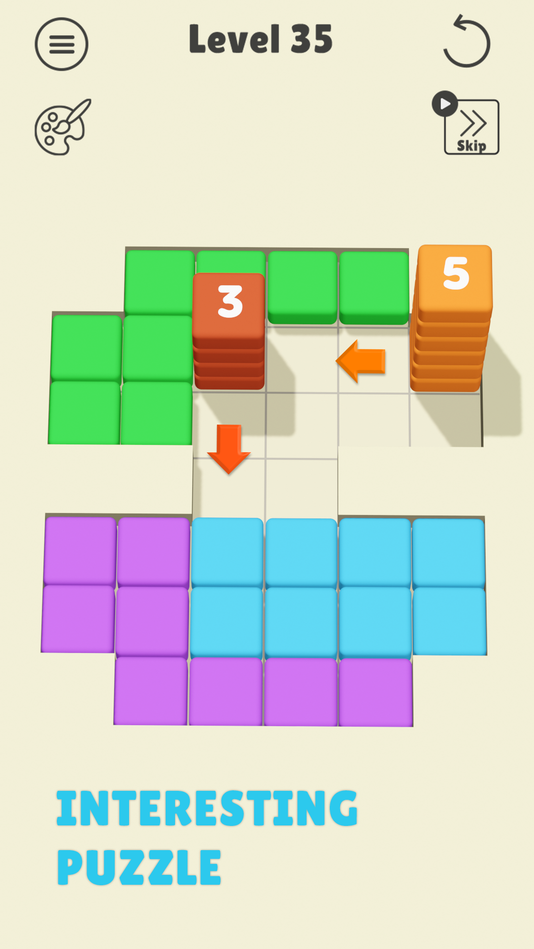 اسکرین شات 3 بازی Blocks Stack Puzzle