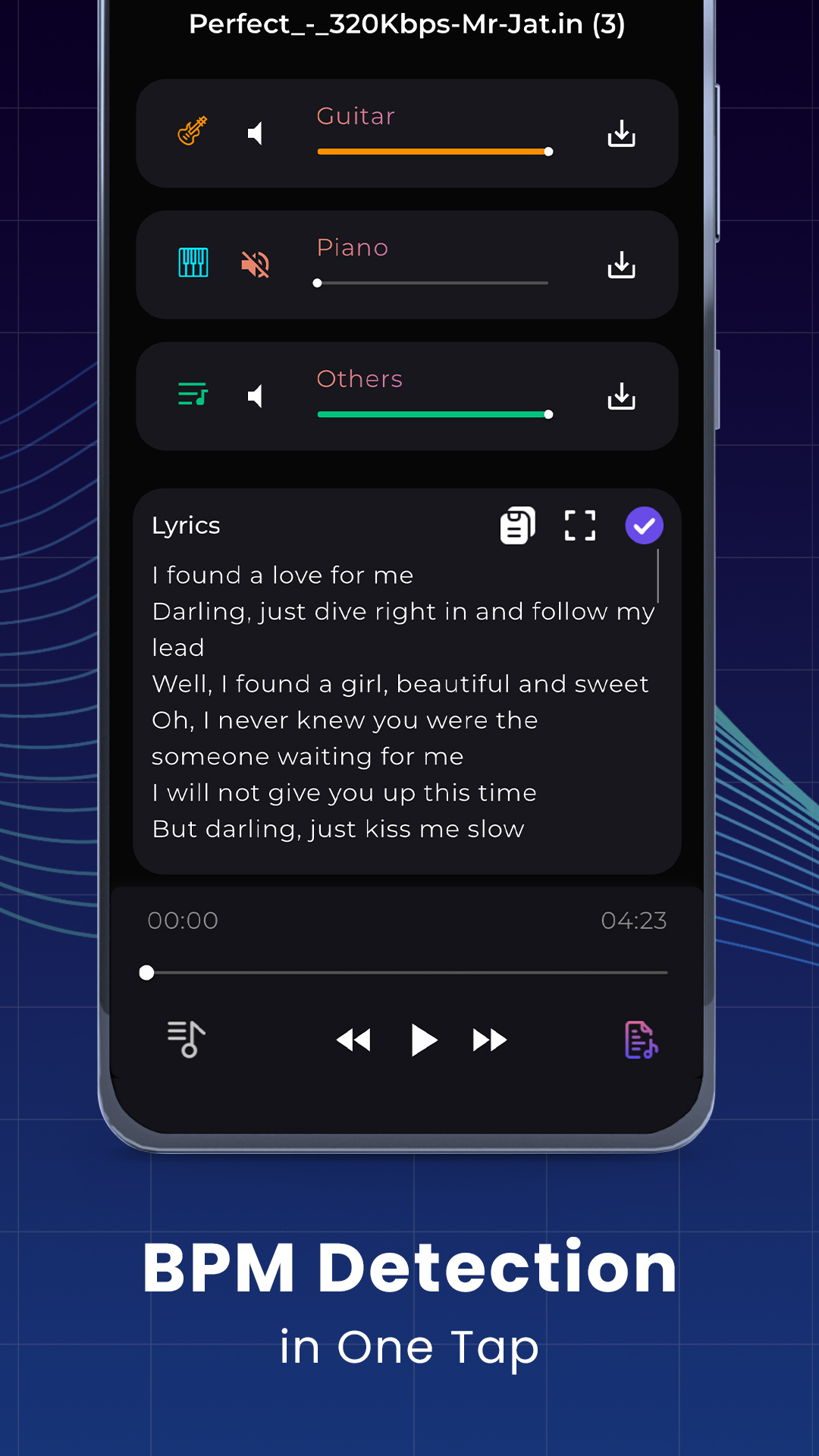 اسکرین شات 6 برنامه unMix - AI Vocal Remover