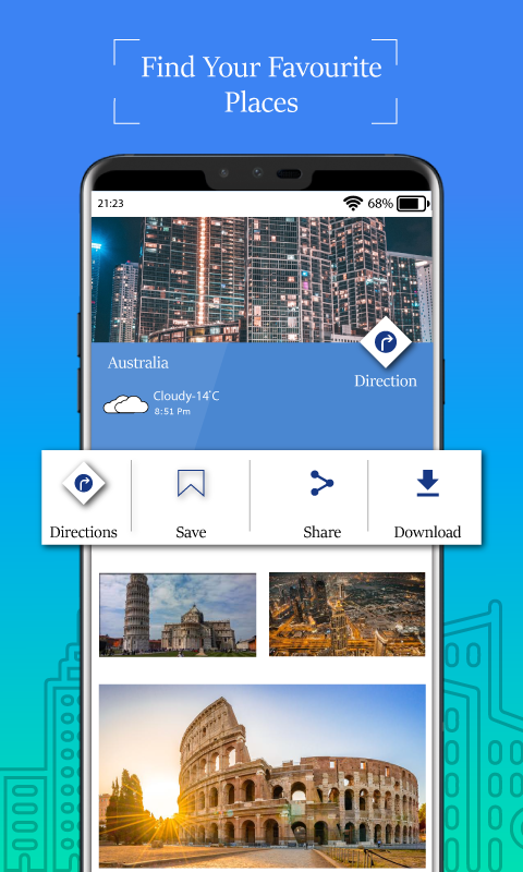 اسکرین شات 4 برنامه Voice GPS Driving Route & Maps