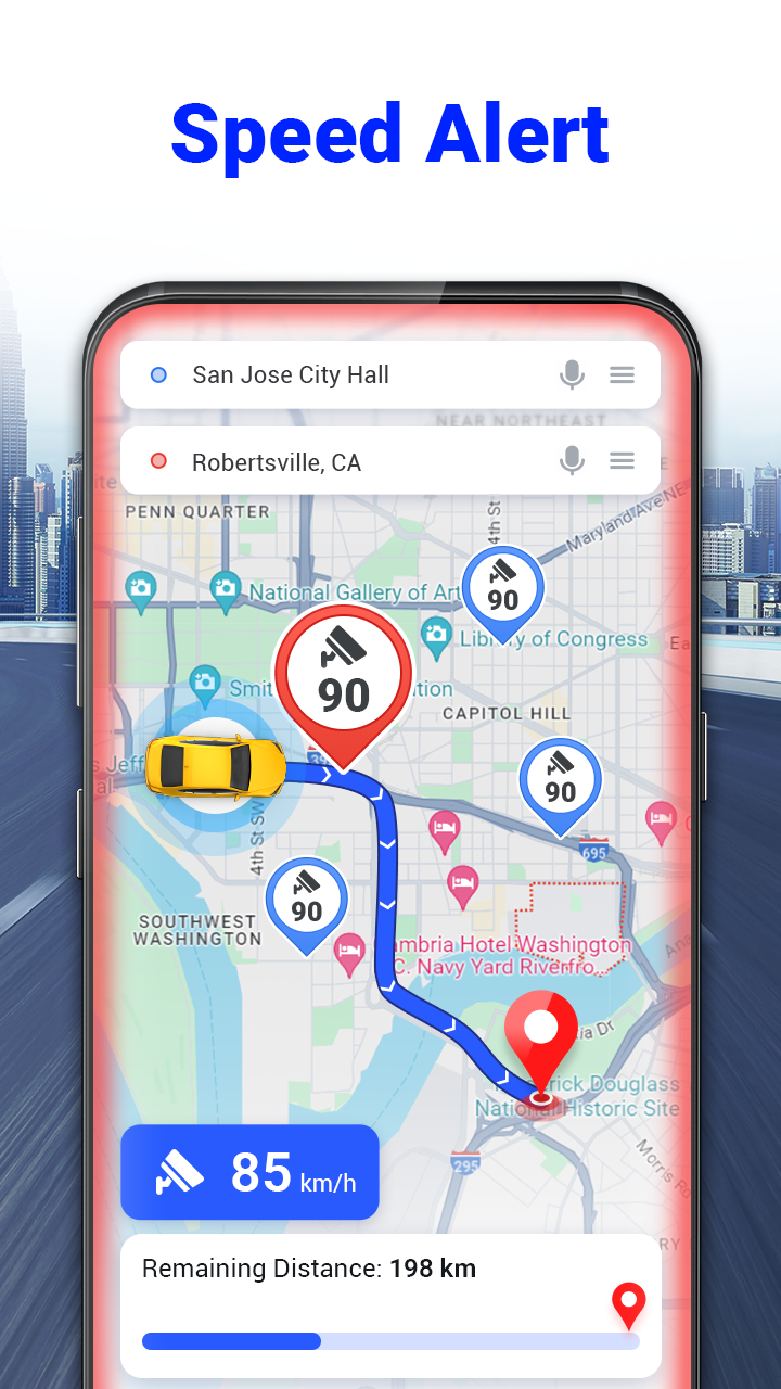 اسکرین شات 7 برنامه GPS Voice Navigation: Live Map