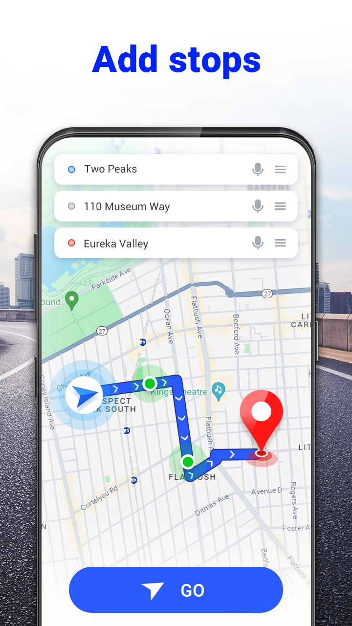اسکرین شات 6 برنامه GPS Voice Navigation: Live Map