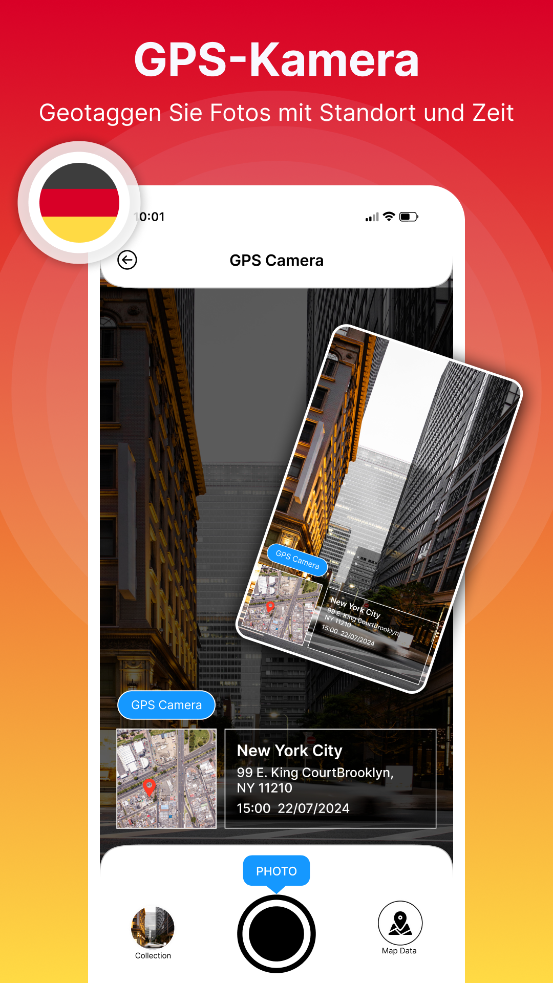 اسکرین شات 6 برنامه GPS Maps Navigation GPS Camera