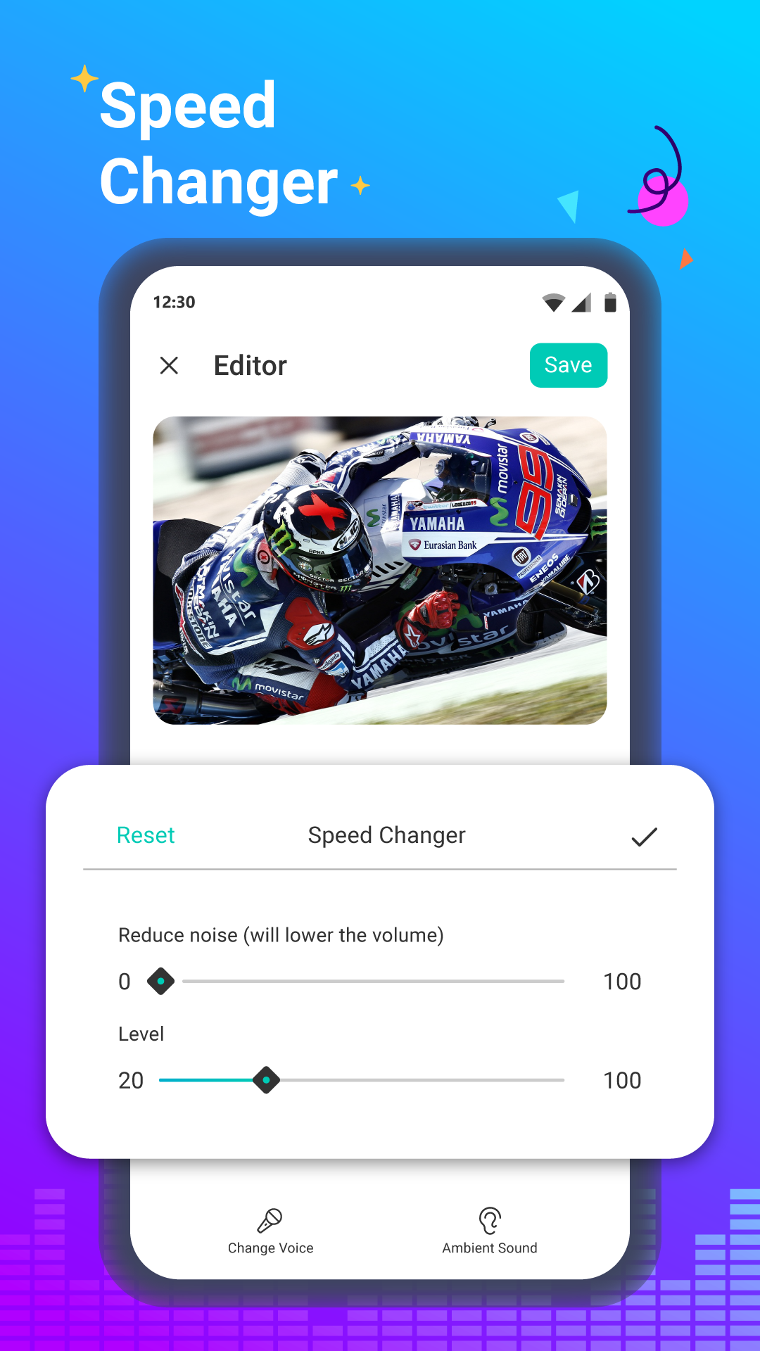 اسکرین شات 7 برنامه Voice Changer - Audio Effects