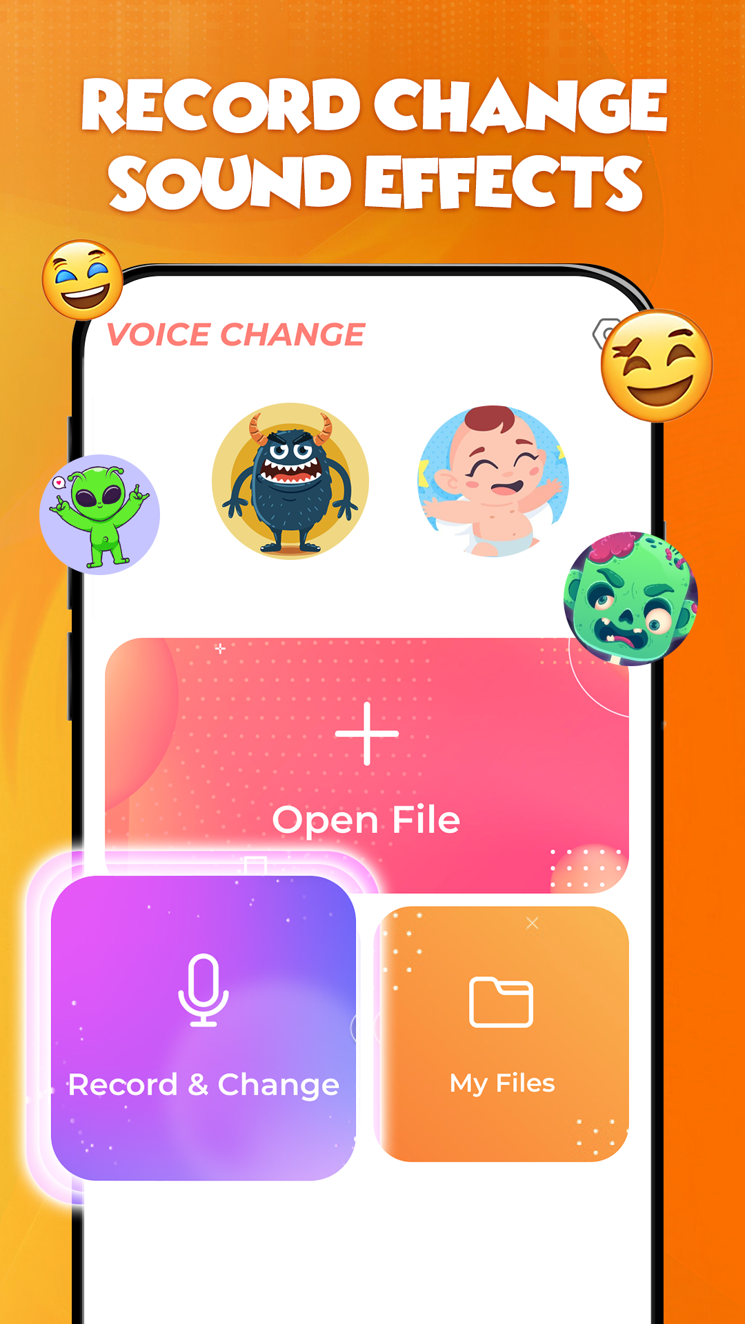 اسکرین شات 7 برنامه Voice Changer & Sound Effects
