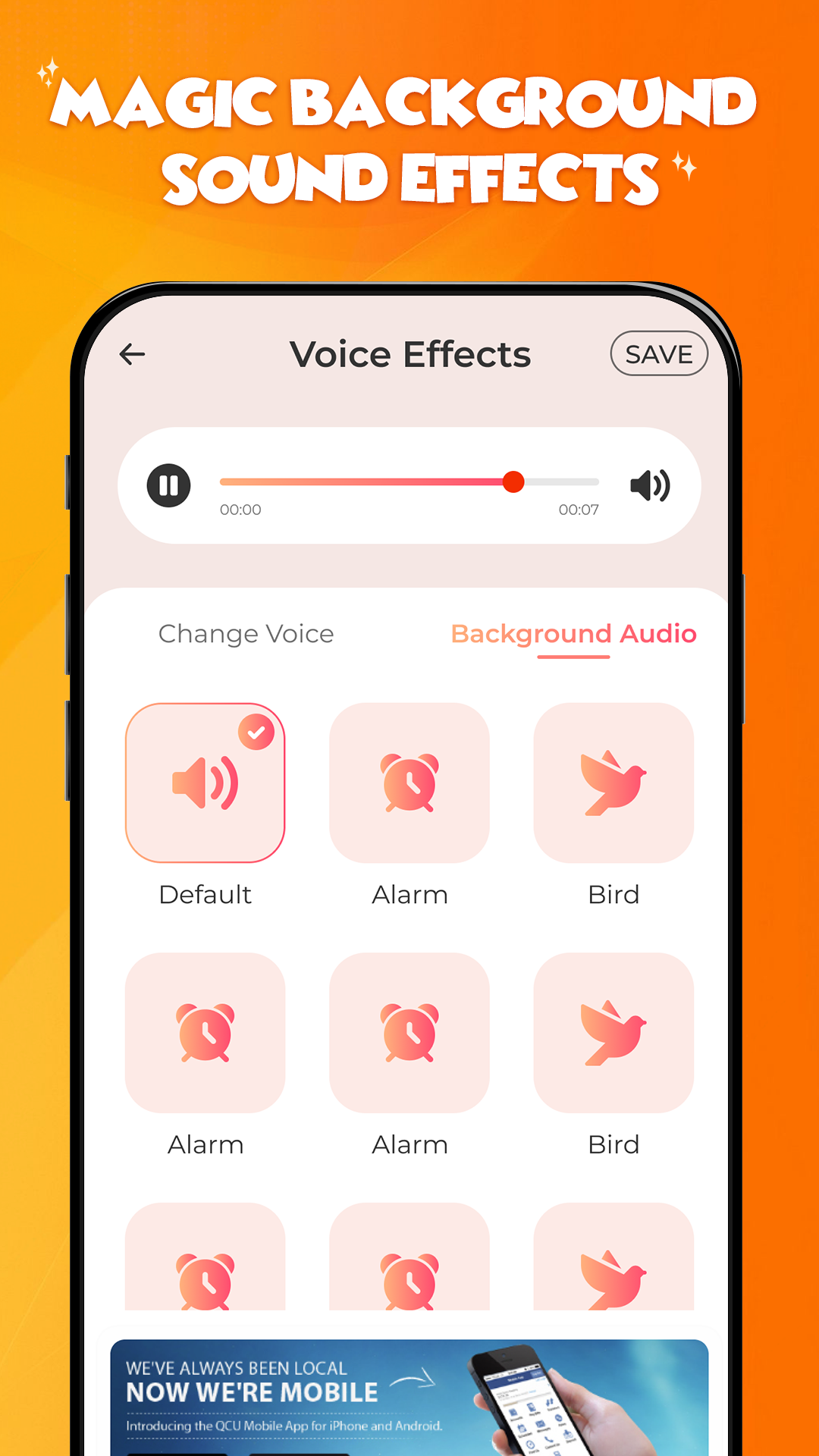 اسکرین شات 6 برنامه Voice Changer & Sound Effects