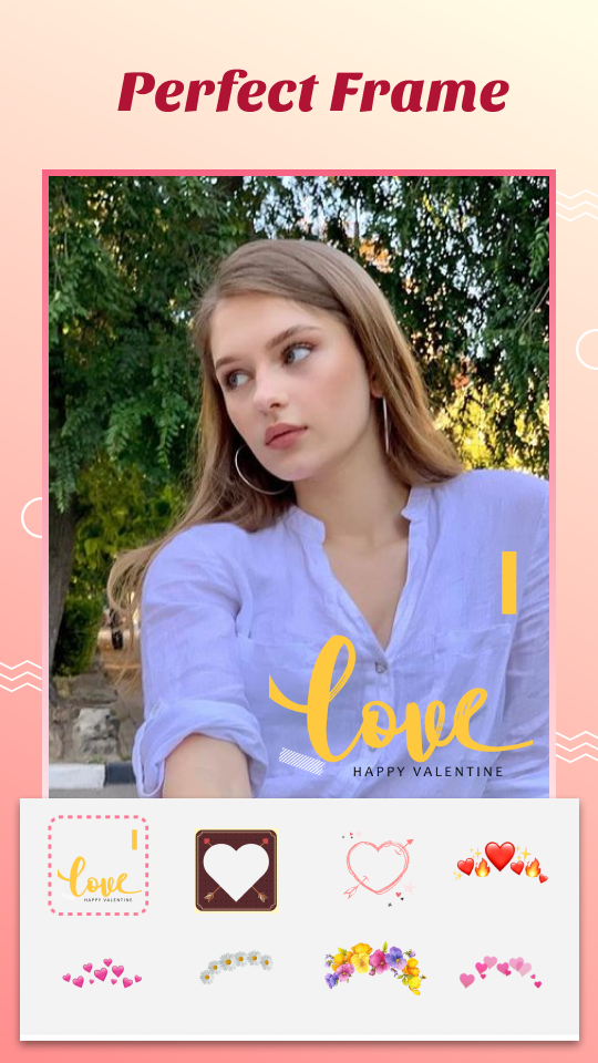 اسکرین شات 3 برنامه Crown Heart Photo Editor