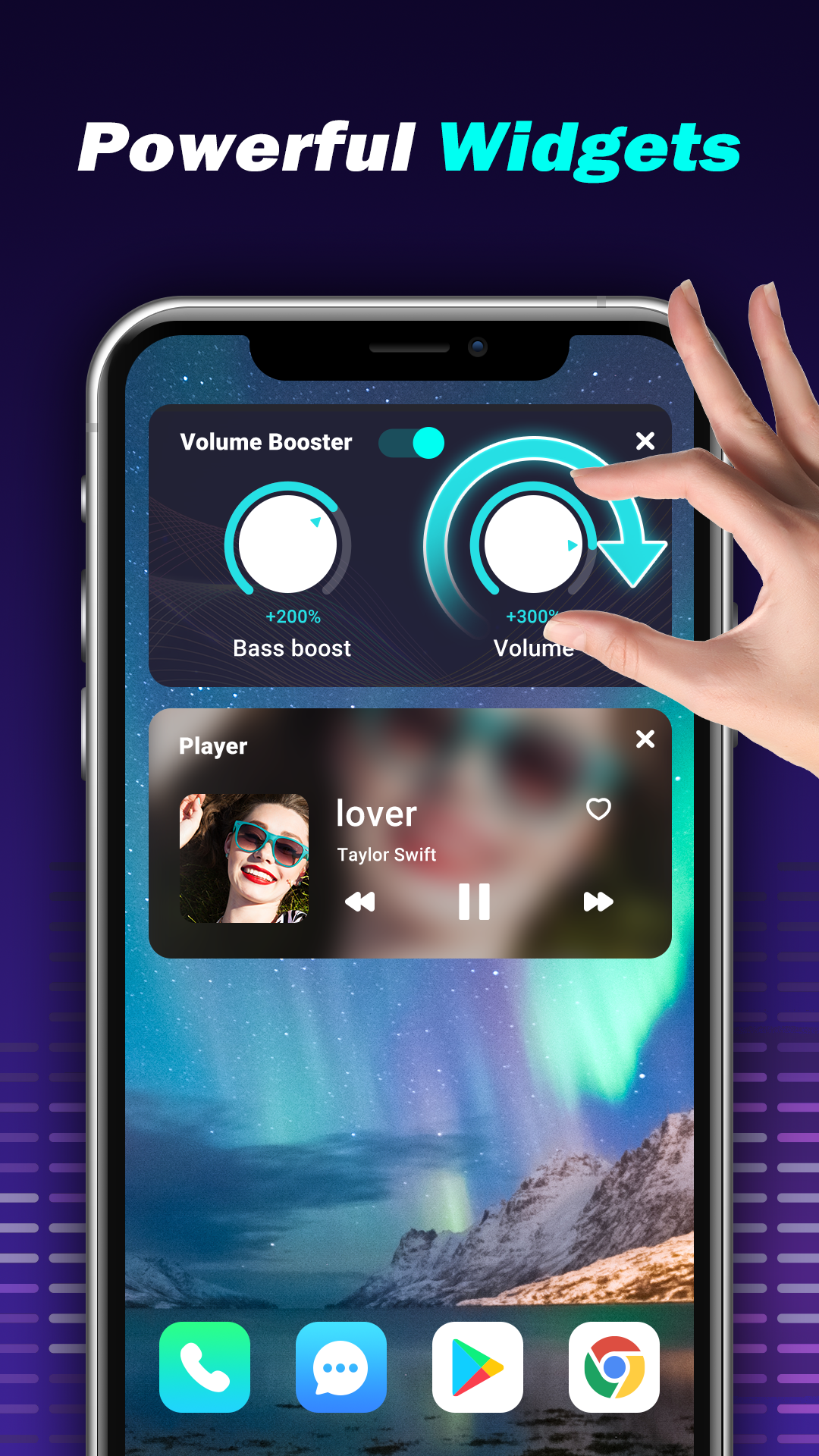 اسکرین شات 5 برنامه Bass Volume Booster-Equalizer