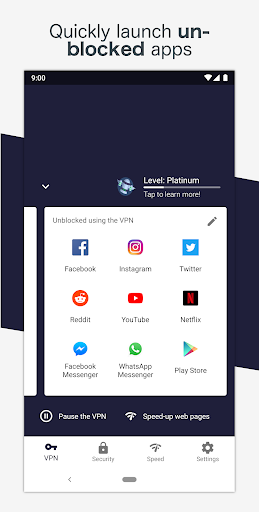 اسکرین شات 4 برنامه Von VPN for an anonymous, secure and fast internet