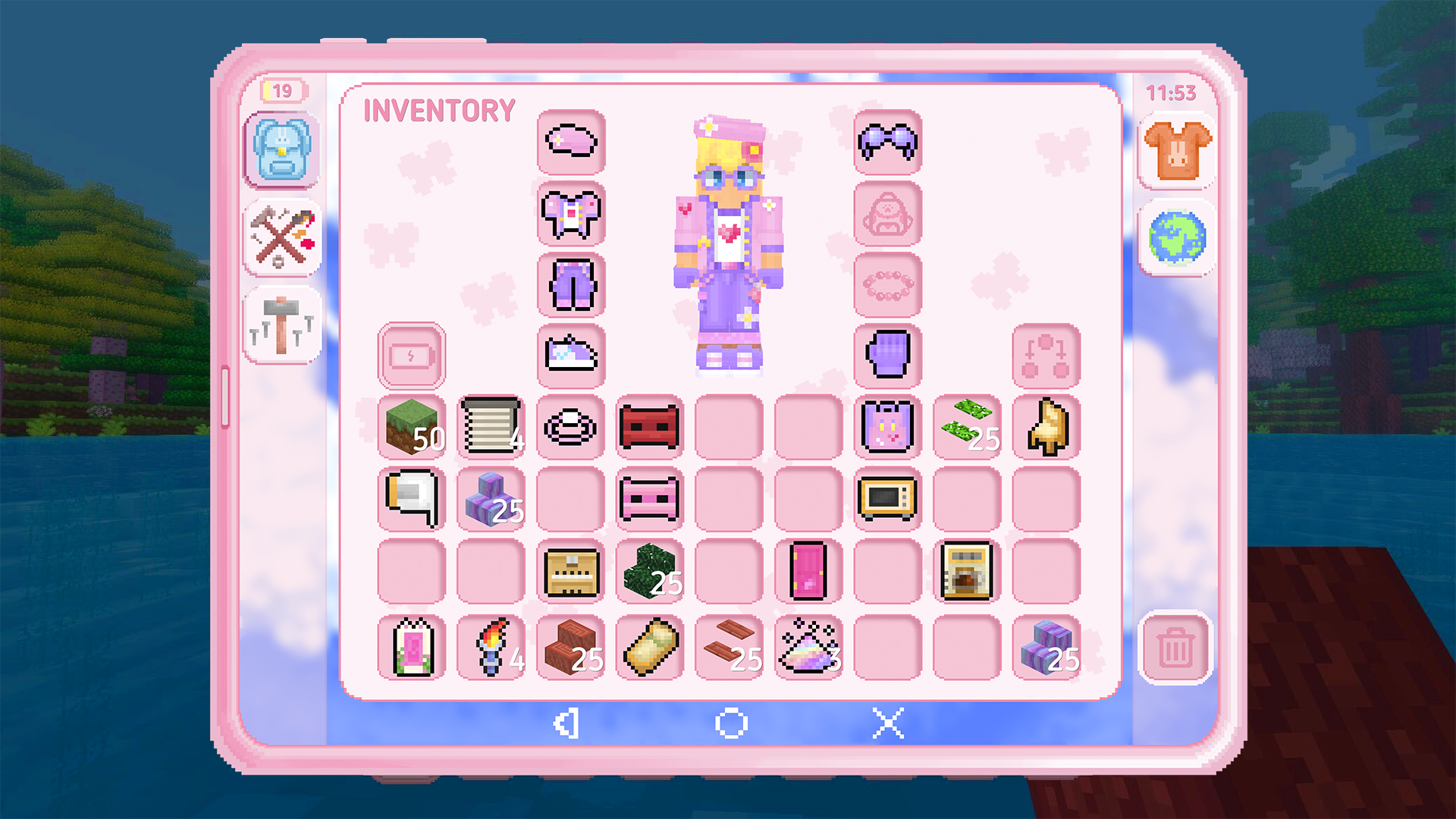 اسکرین شات 1 بازی Kawaii Craft: Build Cute World
