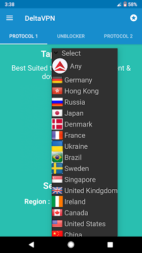 اسکرین شات 4 برنامه Delta VPN Free VPN Proxy
