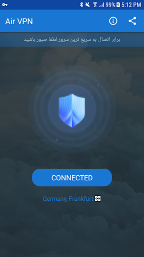 فیلتر شکن قوی air vpn که به دستگاه شما امنیت و حریم شخصی ازادنه اینترنت را وبگردی کنید تا اناینموس بمانید