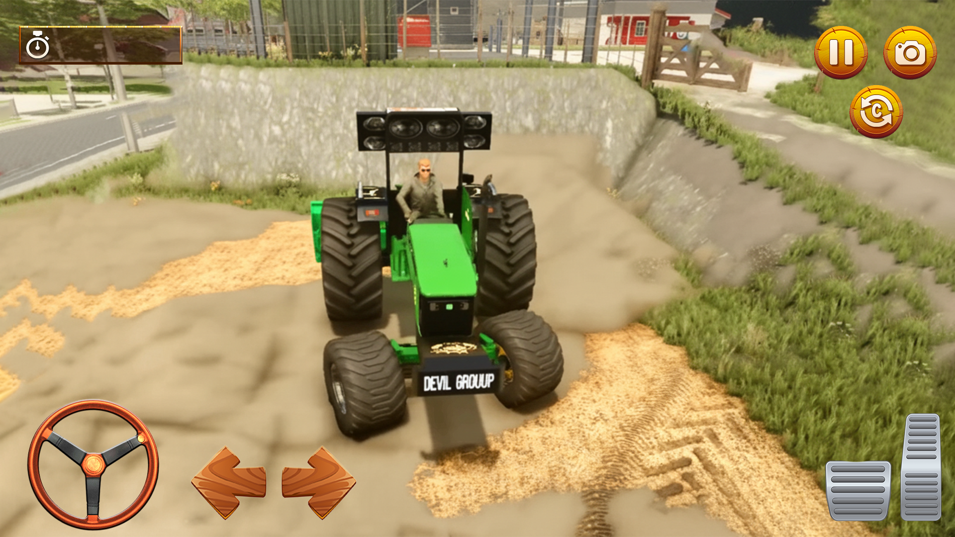 اسکرین شات 2 بازی Tractor Farming Games 2026