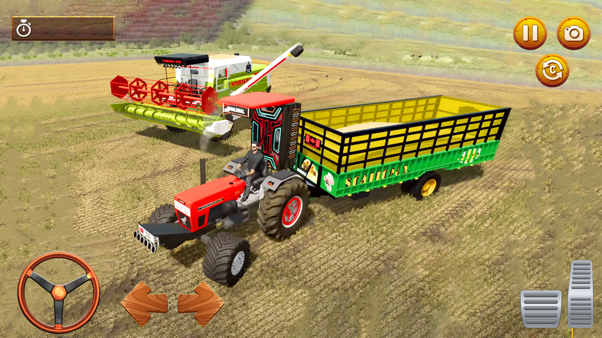 اسکرین شات 5 بازی Tractor Farming Games 2023