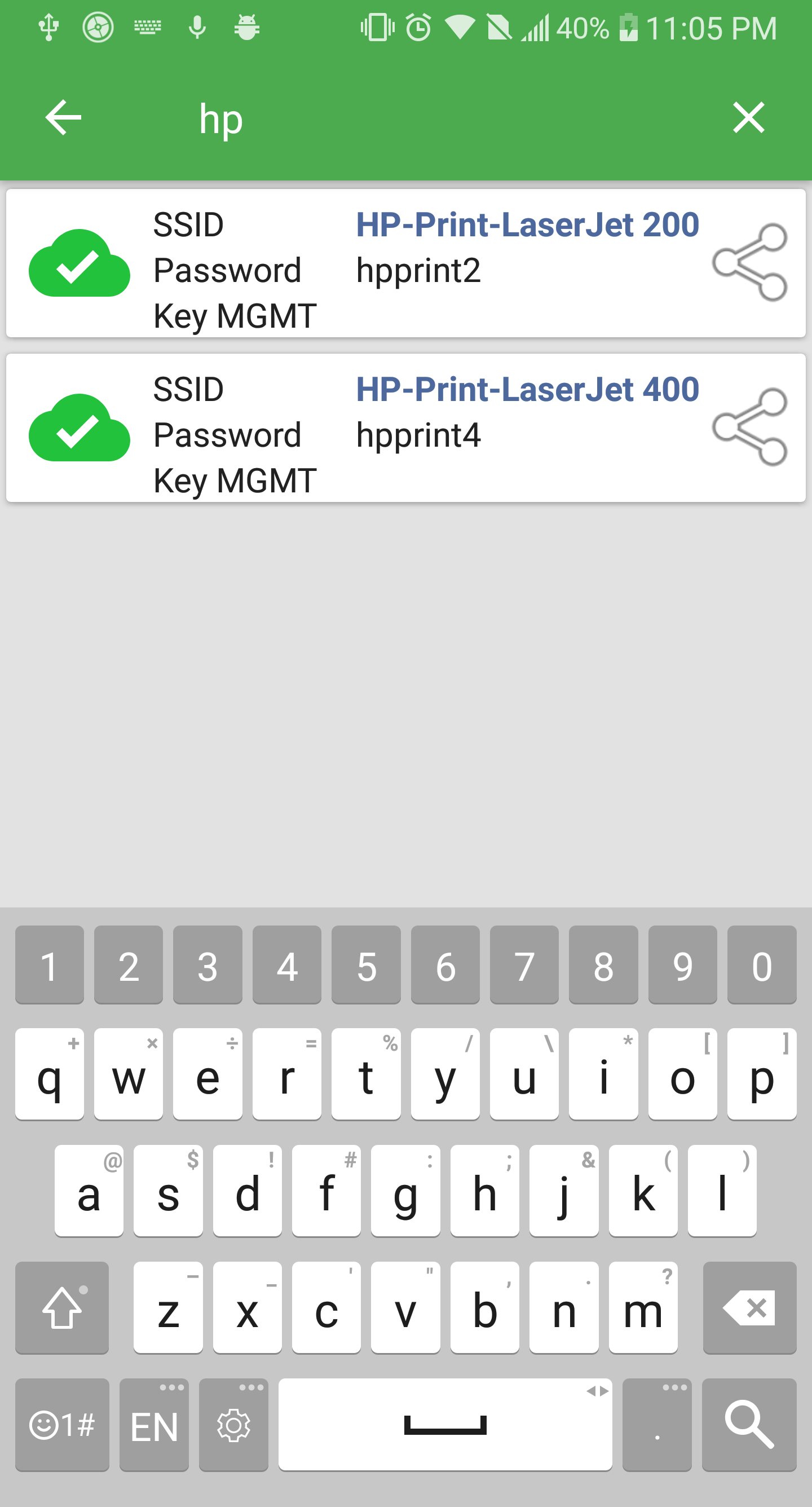 اسکرین شات 5 برنامه WiFi Password Recovery — Pro