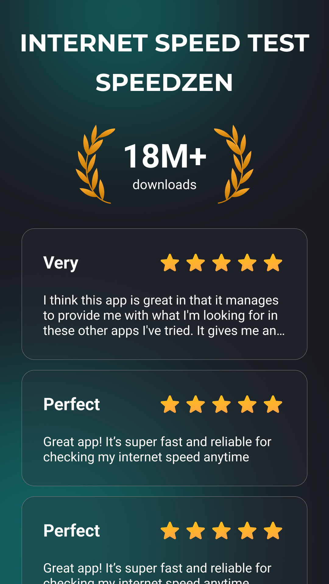 اسکرین شات 2 برنامه Speed Test 5G, Wifi - SpeedZen