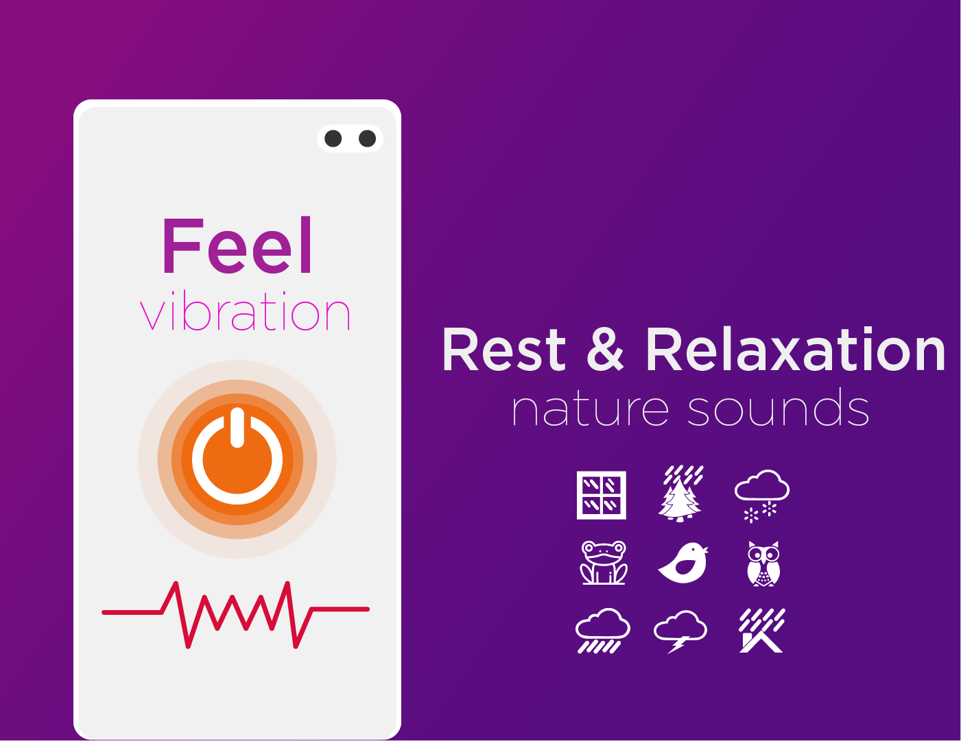 اسکرین شات 1 برنامه Vibration App: Strong Massager