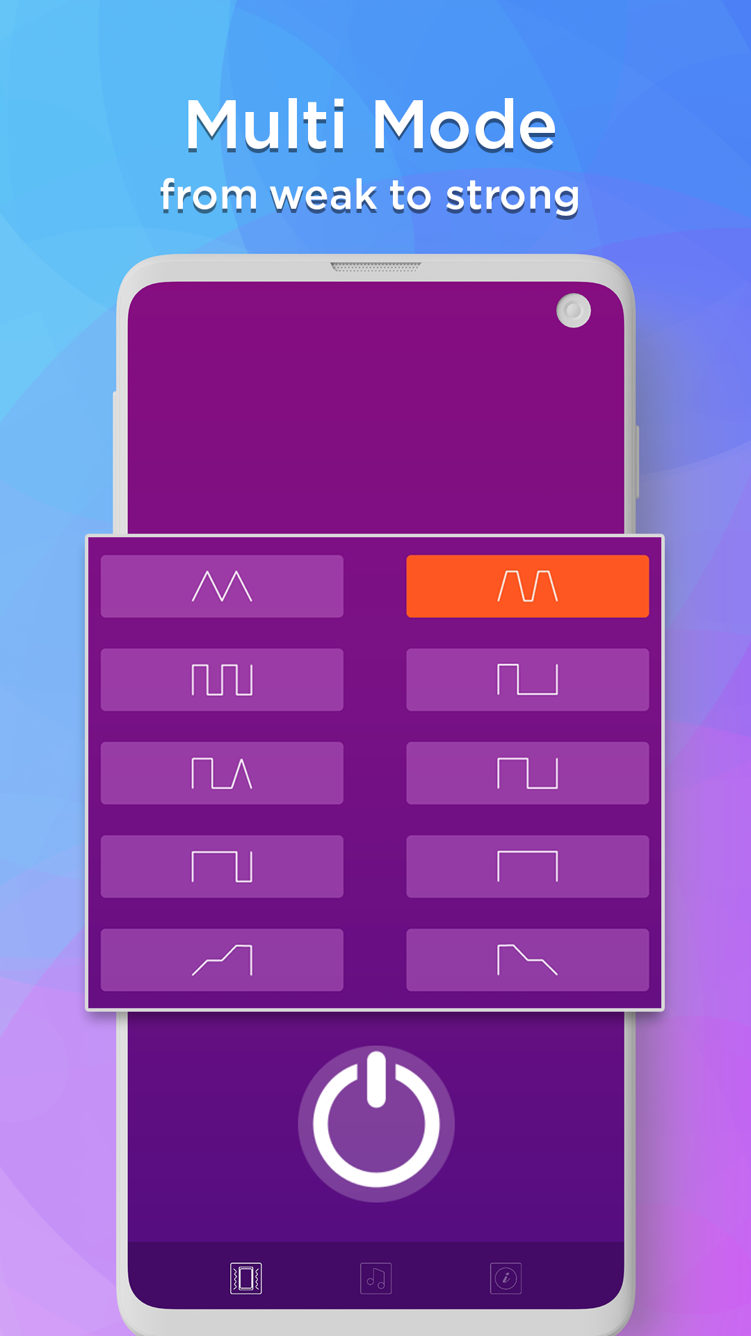 اسکرین شات 3 برنامه Vibration App: Strong Massager