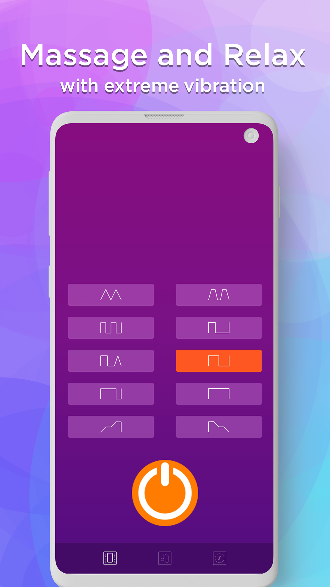 اسکرین شات 2 برنامه Vibration App: Strong Massager