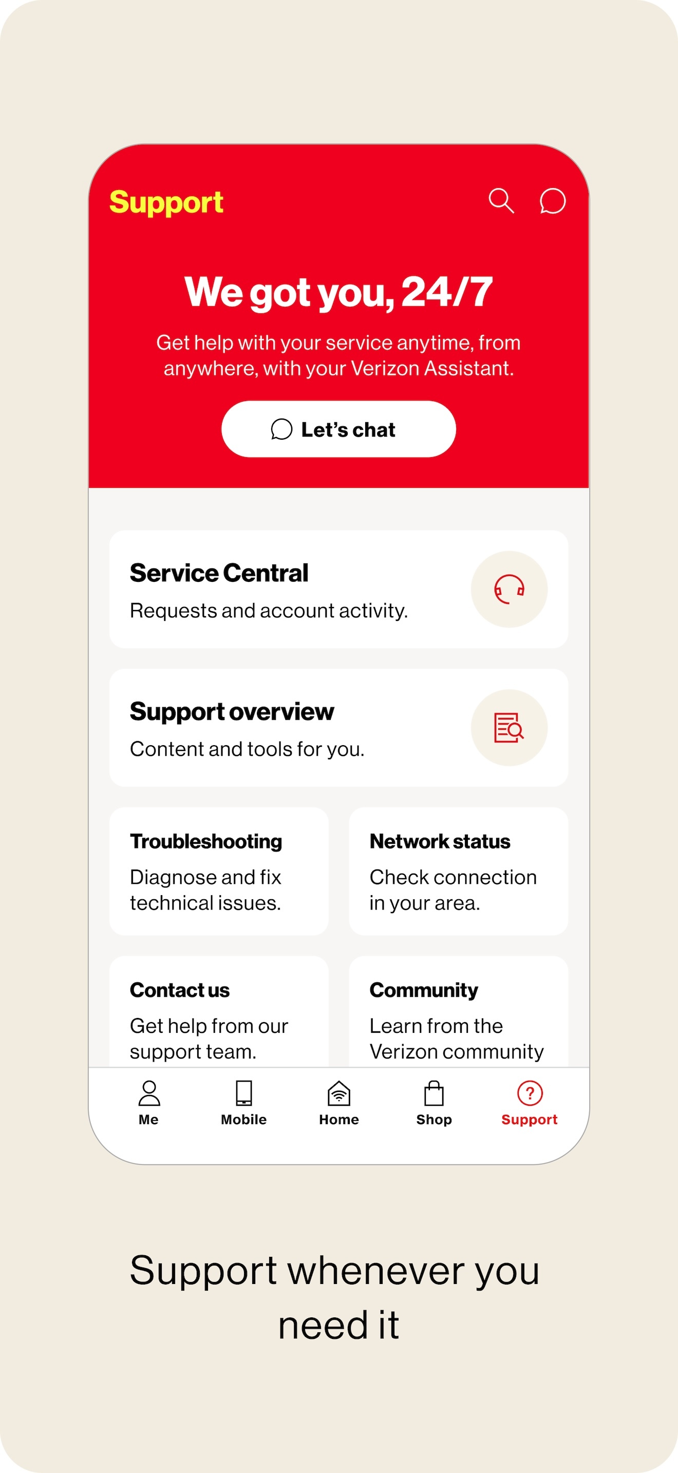 اسکرین شات 5 برنامه My Verizon