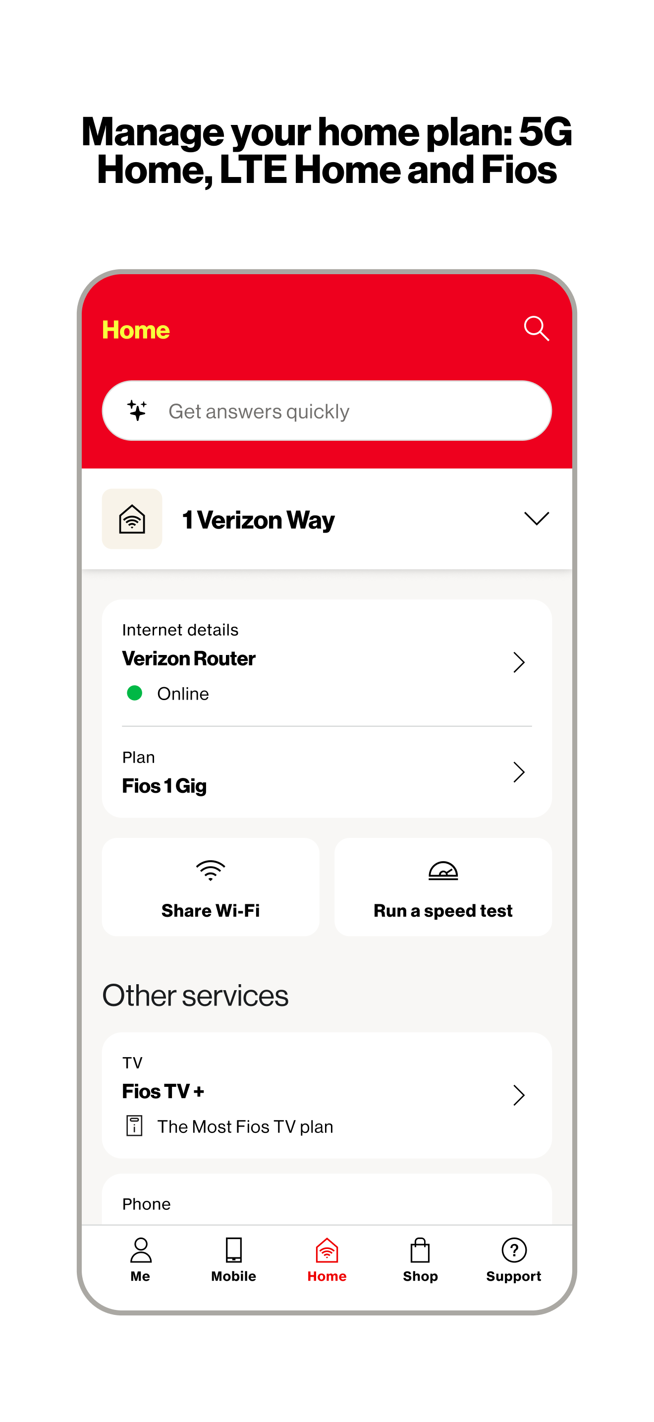 اسکرین شات 5 برنامه My Verizon