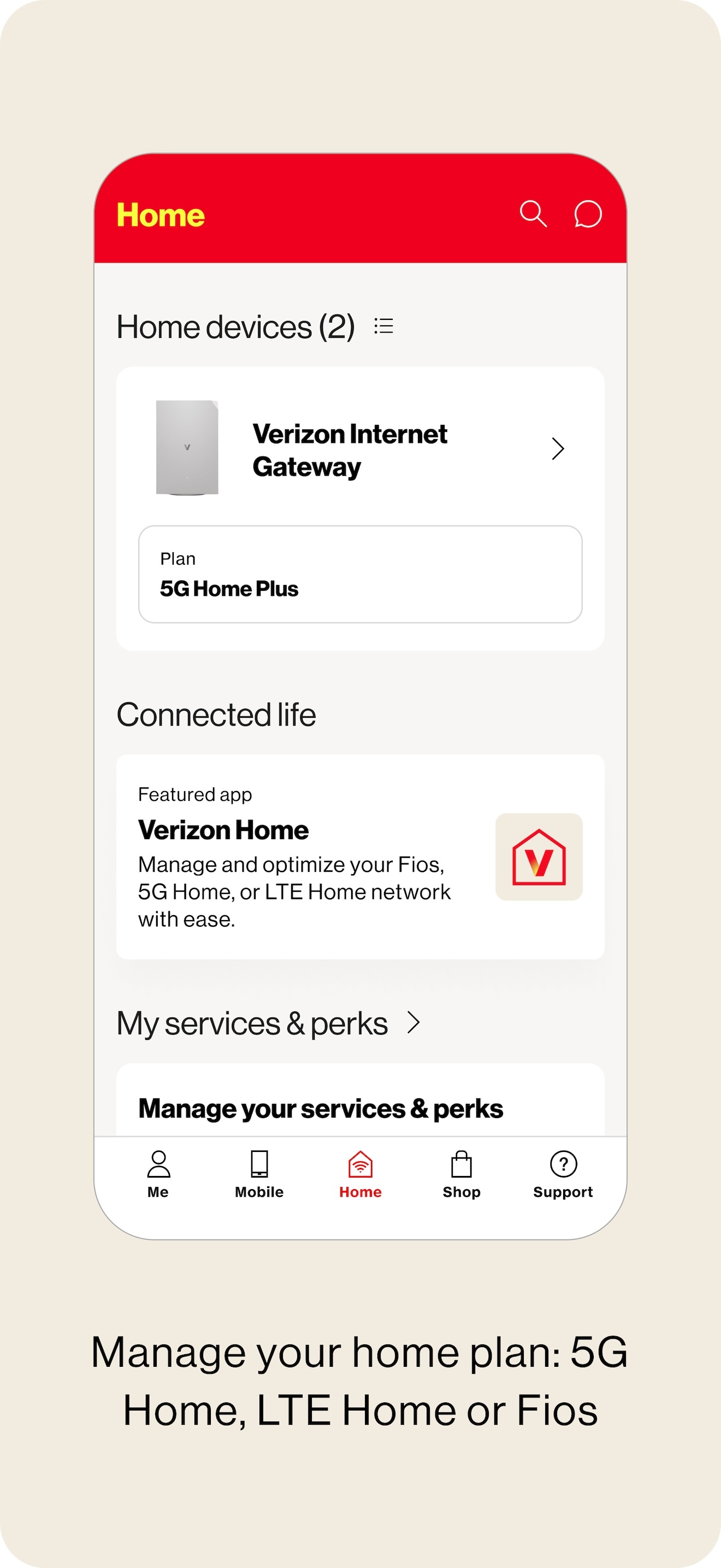 اسکرین شات 3 برنامه My Verizon