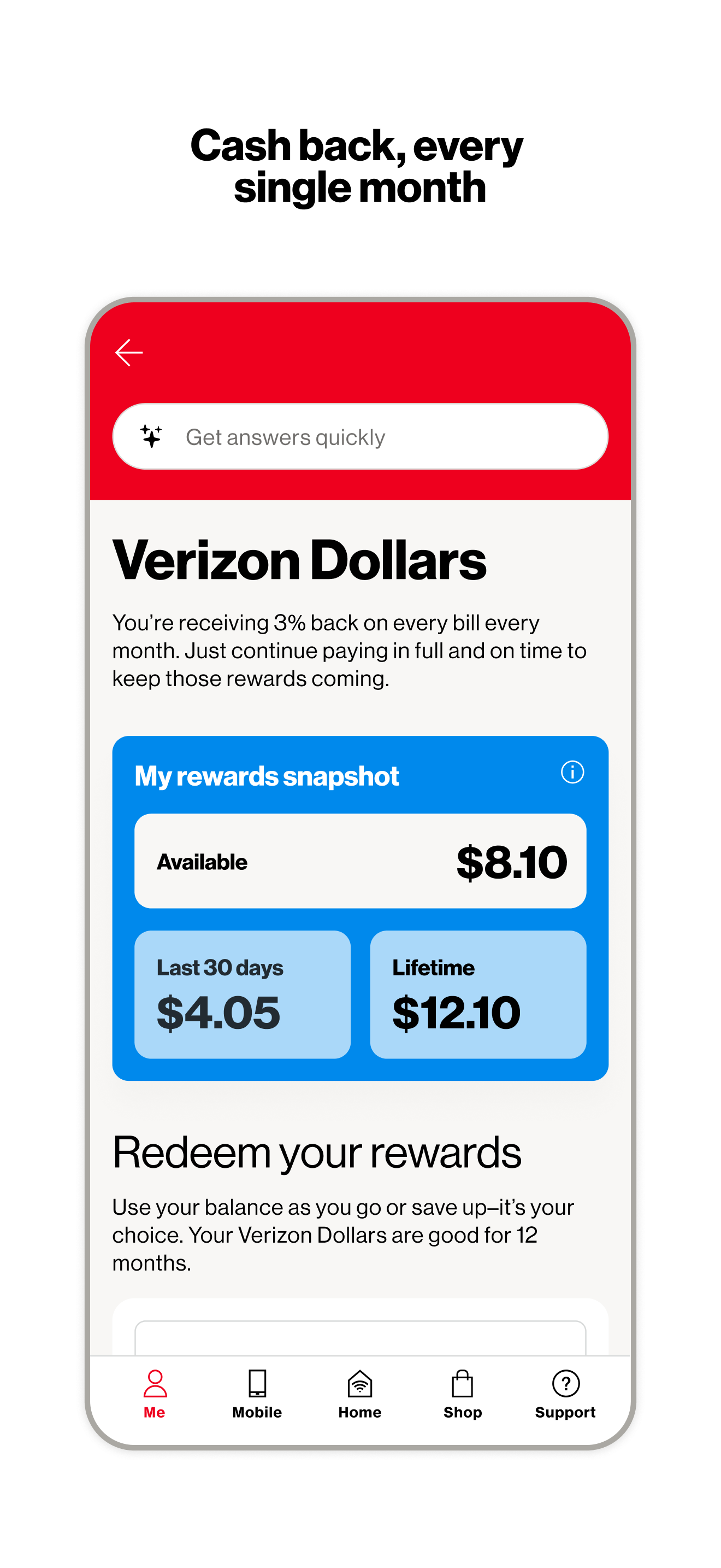 اسکرین شات 3 برنامه My Verizon