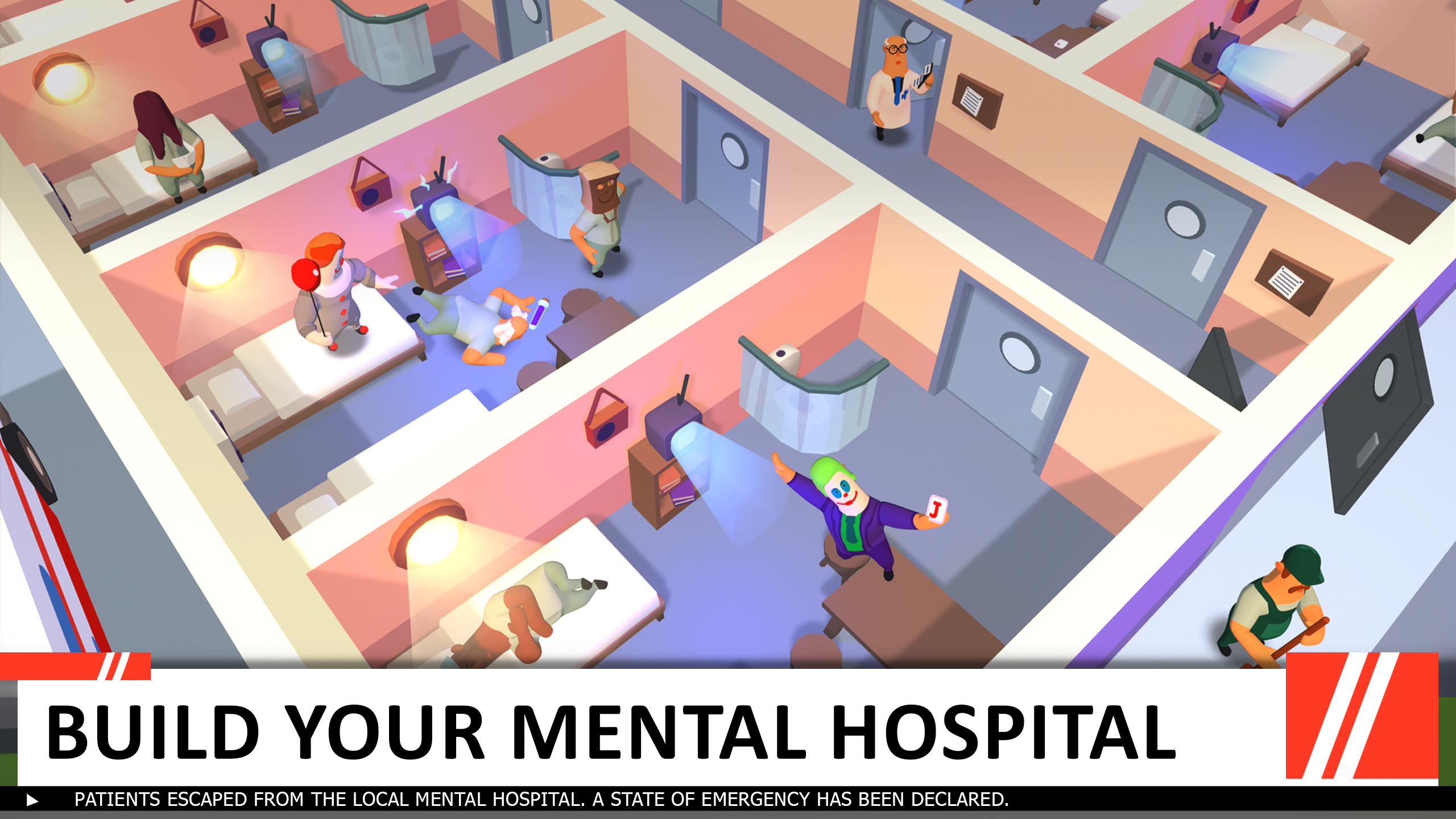 اسکرین شات 1 بازی Idle Mental Hospital Tycoon