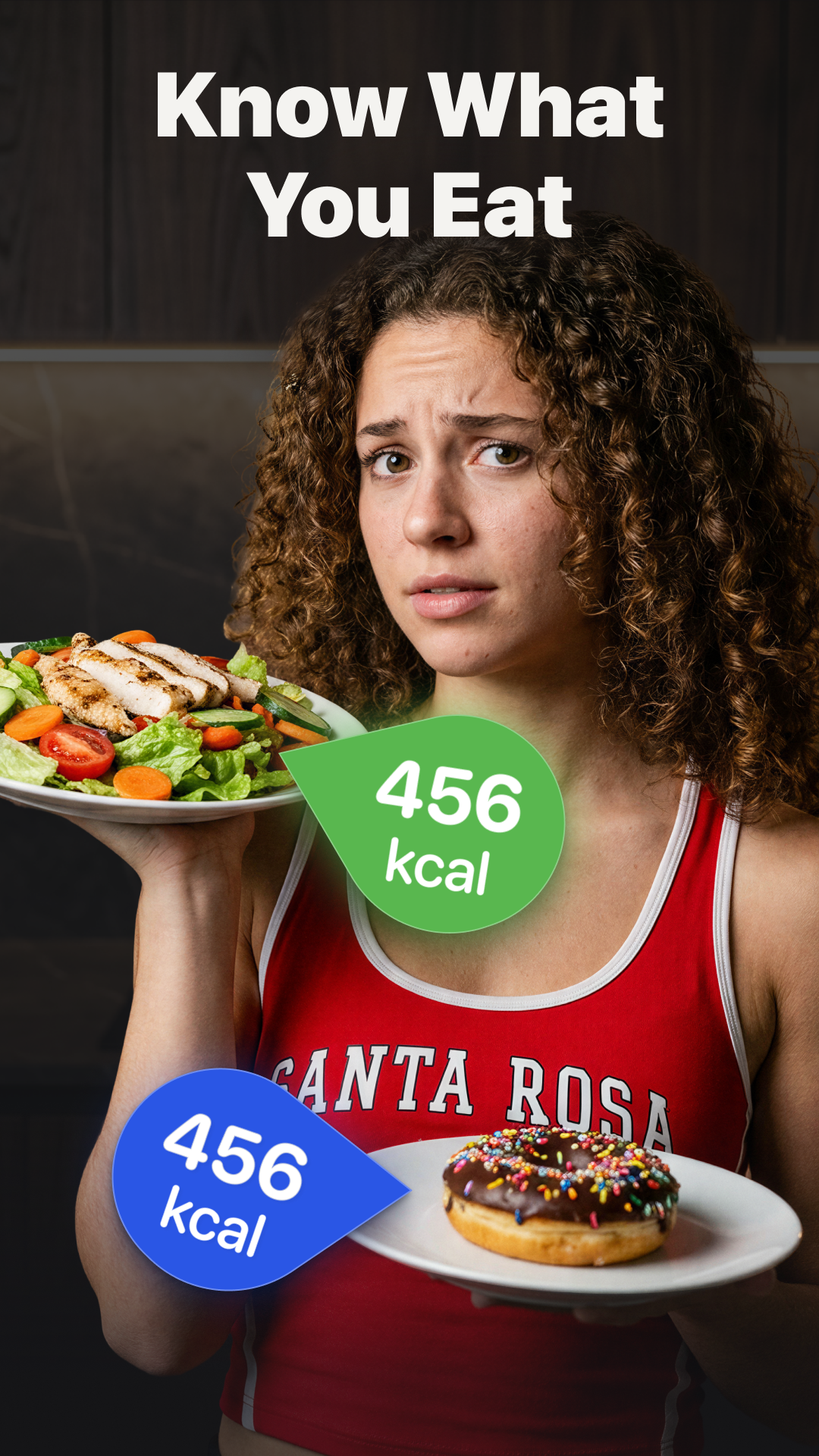 اسکرین شات 4 برنامه Calz: Calorie Counter AI