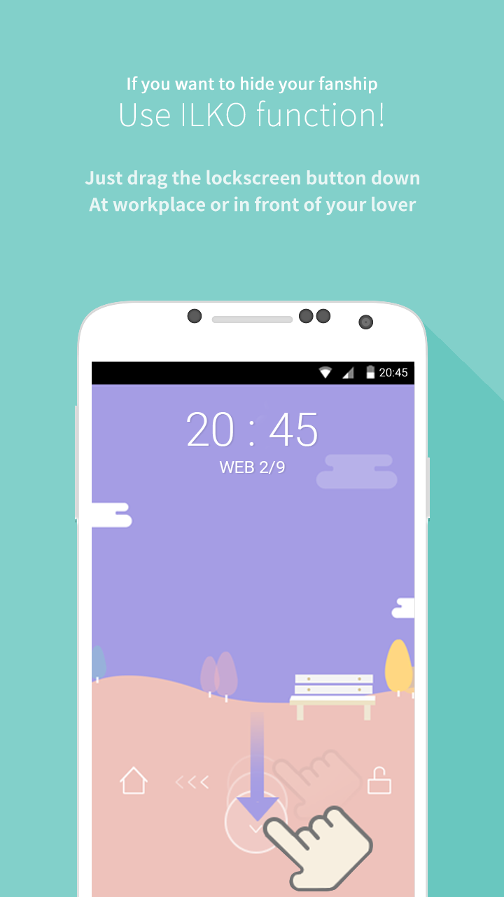 اسکرین شات 4 برنامه Mydol- Lockscreen, Virtual chat, Chat bot
