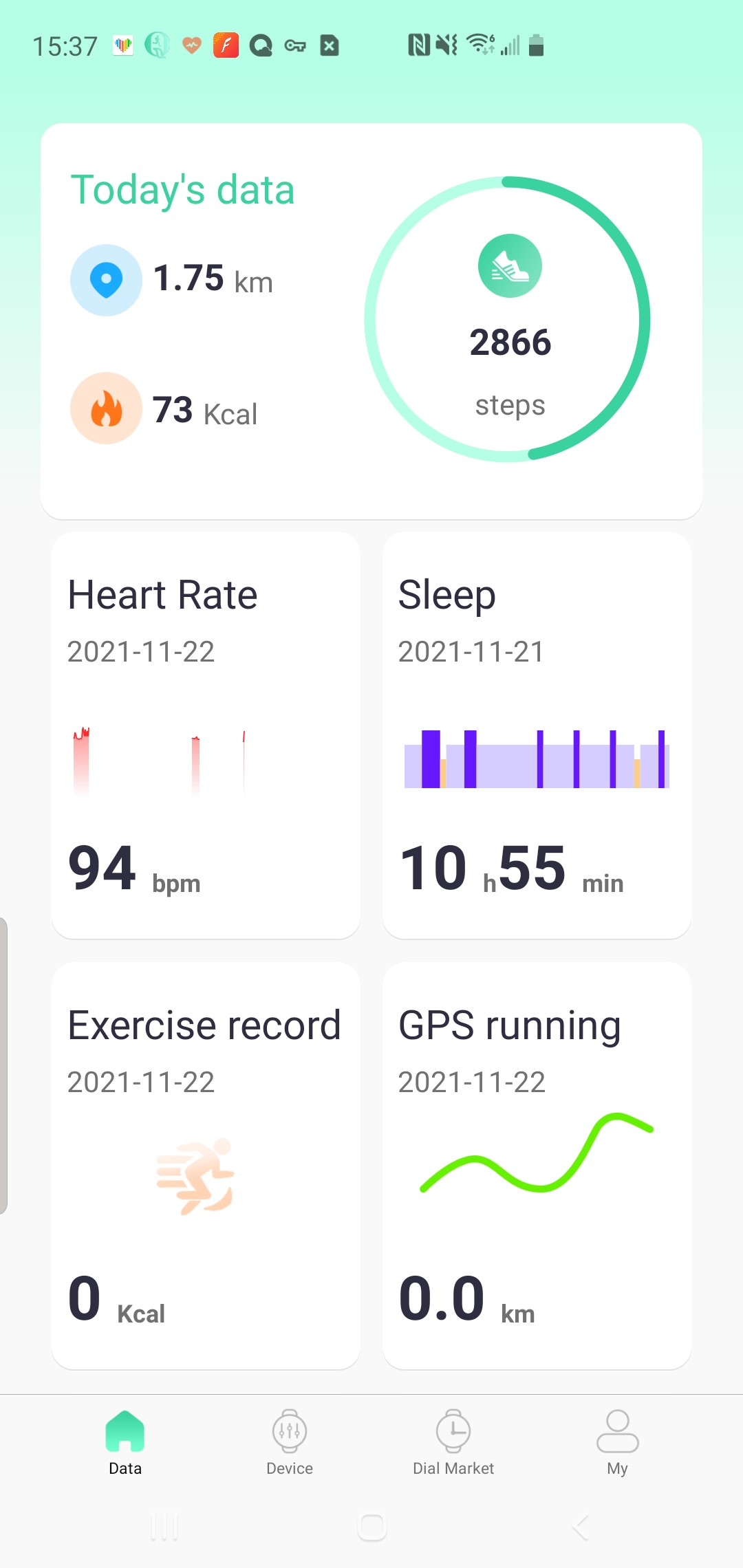 اسکرین شات 1 برنامه QFit