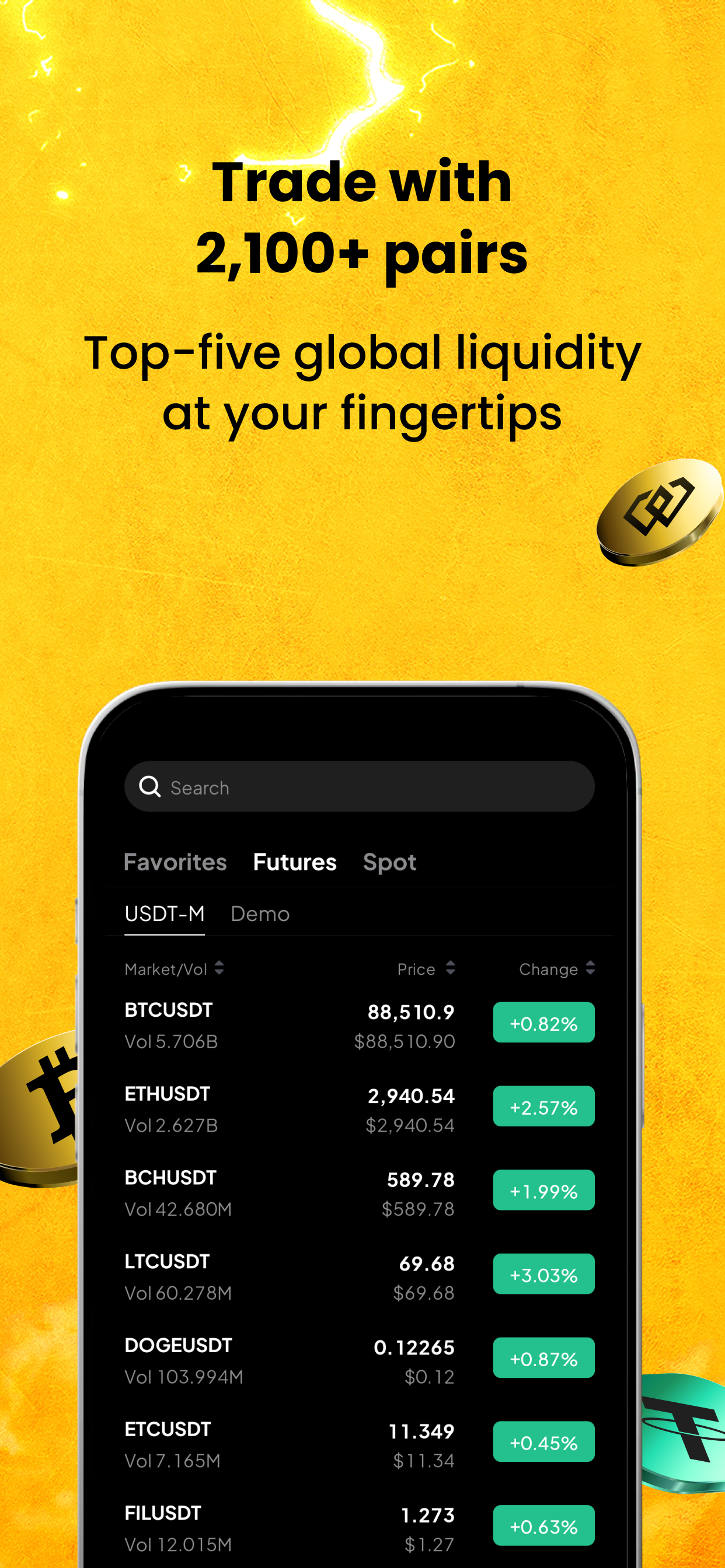 اسکرین شات 7 برنامه WEEX - Buy Bitcoin & Crypto
