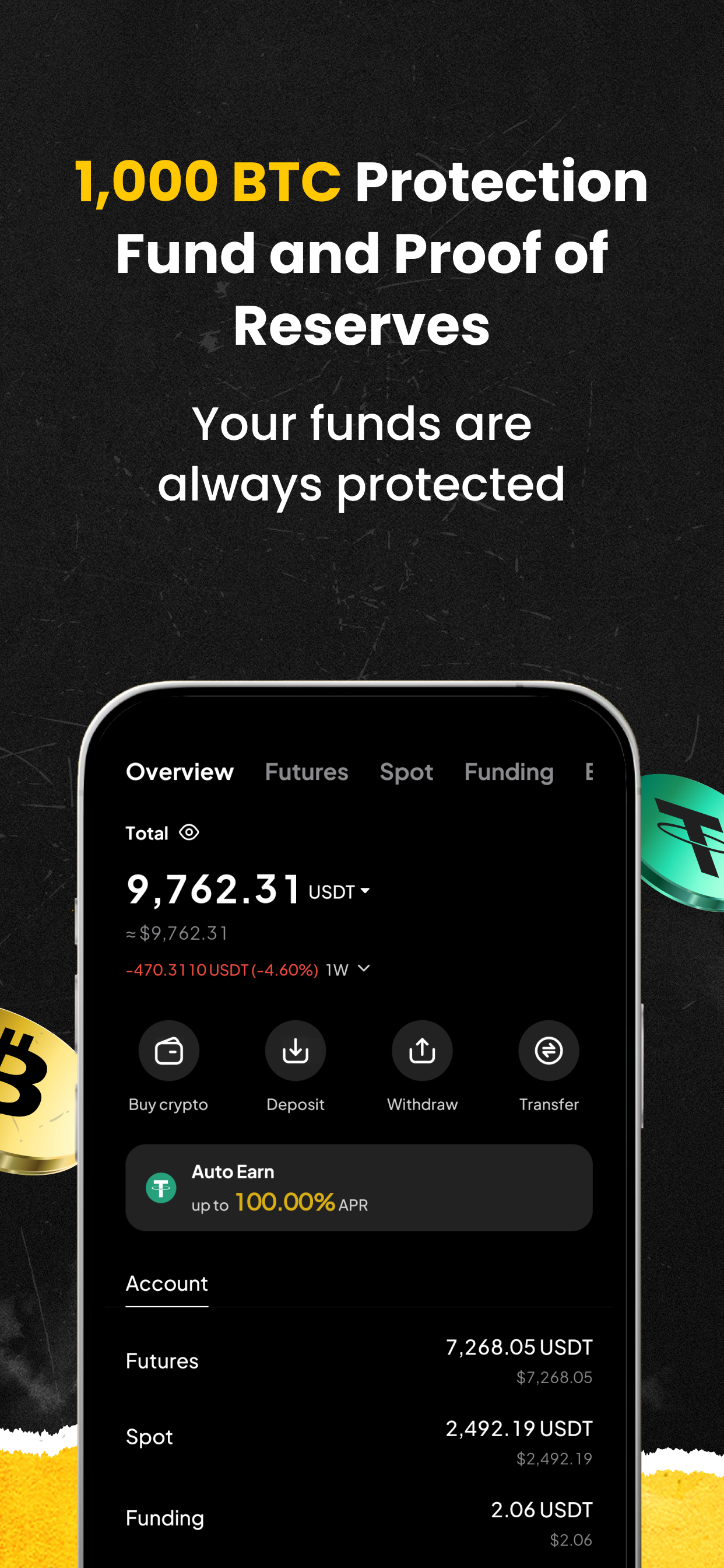 اسکرین شات 4 برنامه WEEX - Buy Bitcoin & Crypto