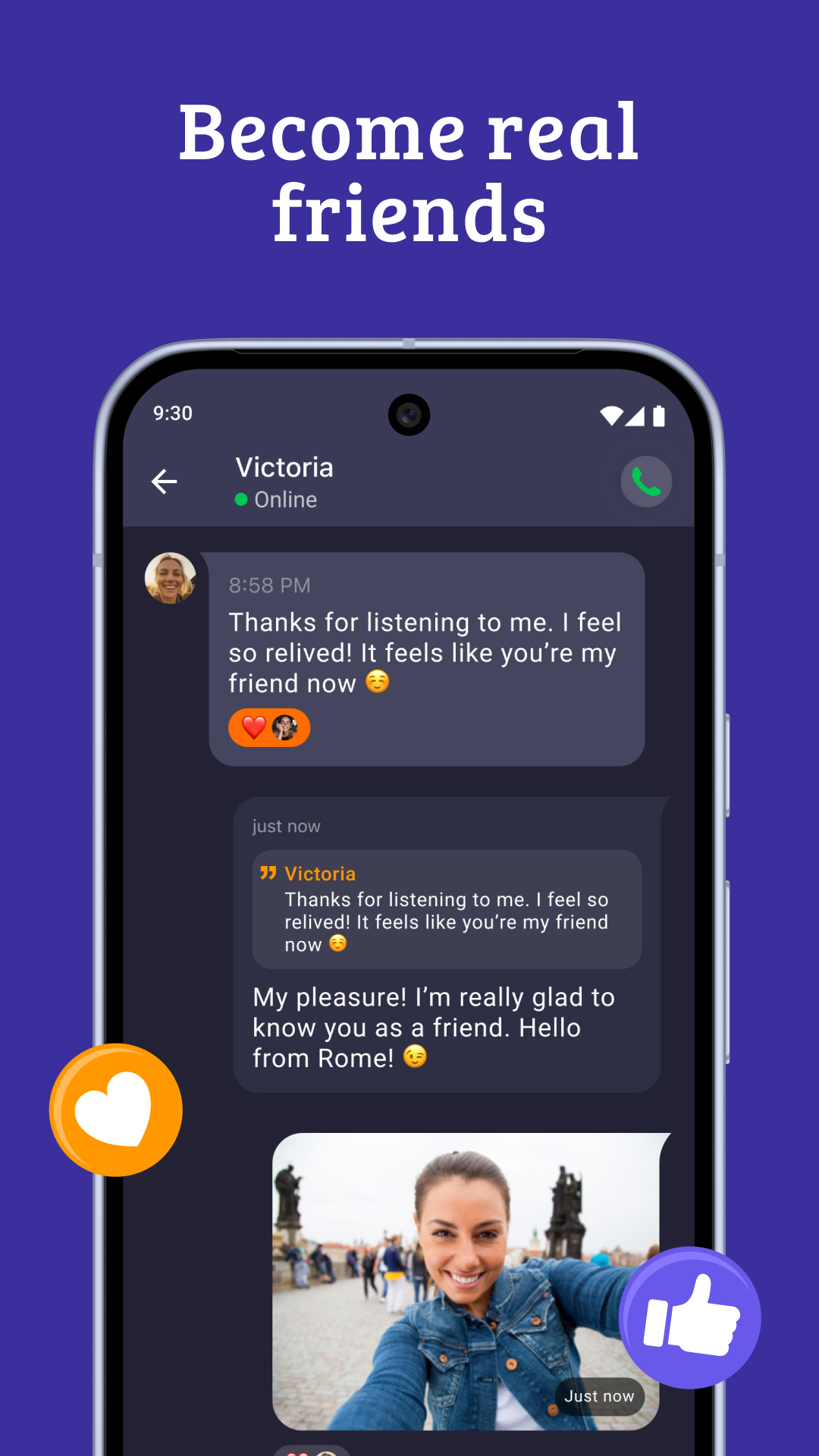 اسکرین شات 6 برنامه Wakie Chat: Talk to strangers