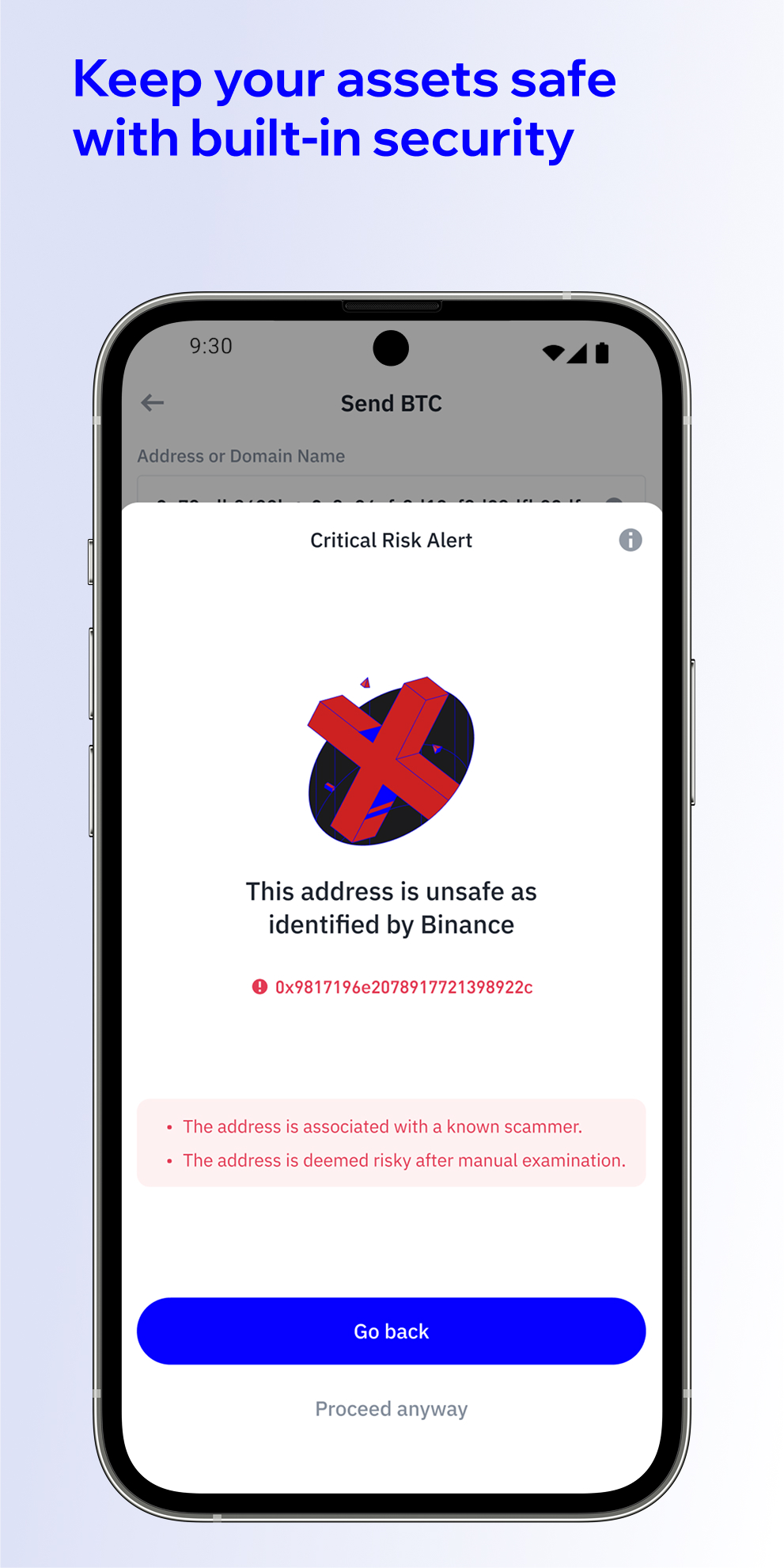 اسکرین شات 3 برنامه Trust Wallet: Bitcoin Wallet