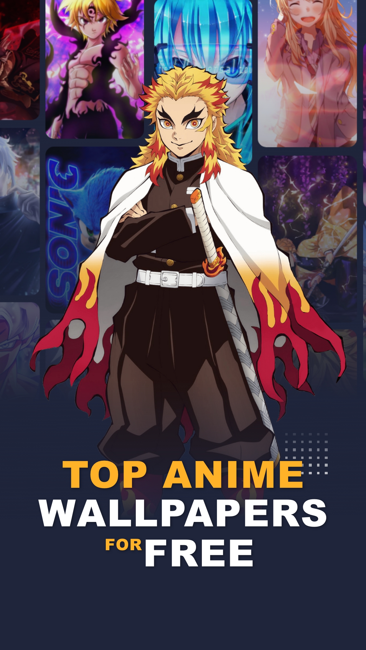 اسکرین شات 1 برنامه Anime Wallpaper 4k 2024