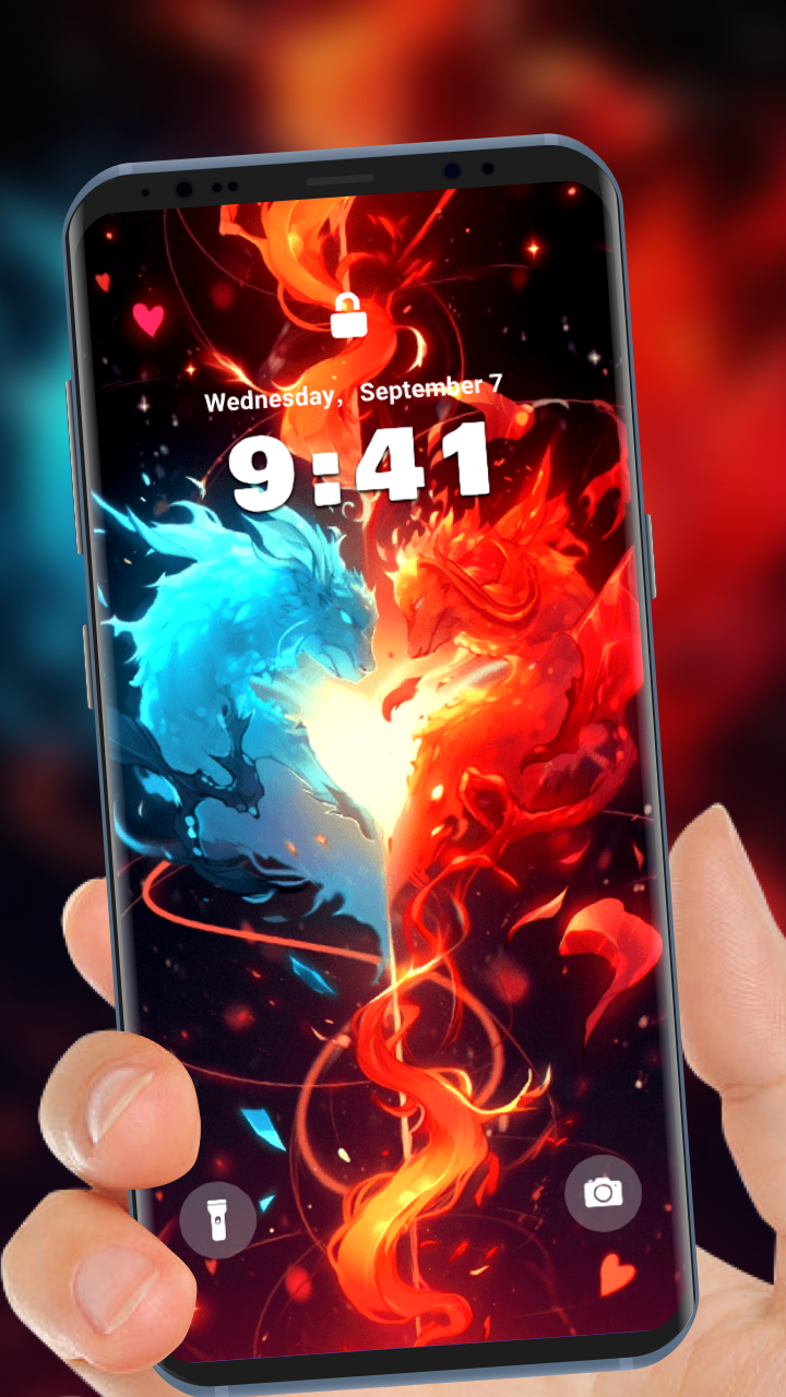 اسکرین شات 3 برنامه Homescreen: Wallpapers, AI art