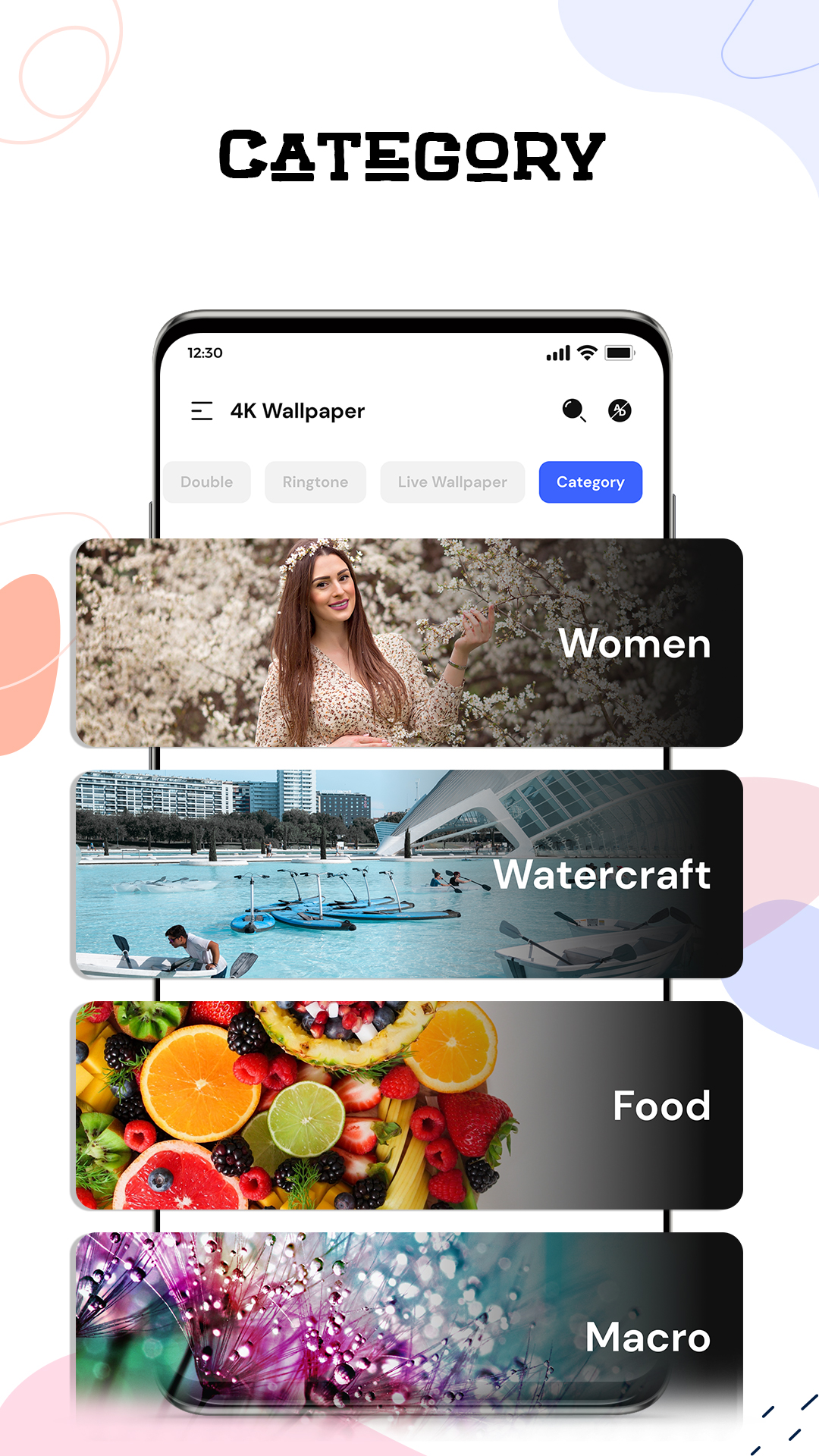 اسکرین شات 2 برنامه 4K Wallpaper HD - Live BG