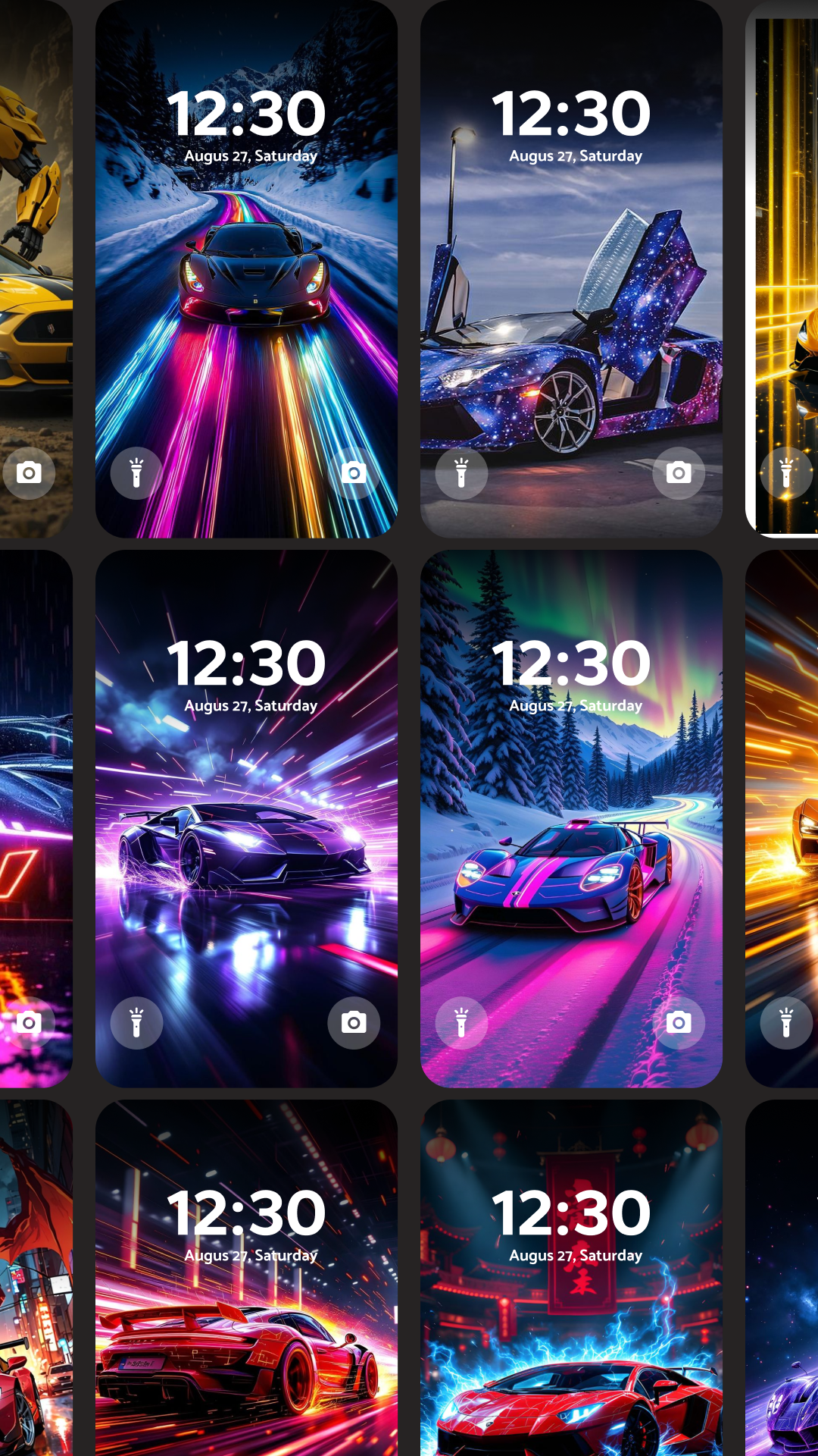 اسکرین شات 7 برنامه Live Wallpaper - Wallpapers 4K