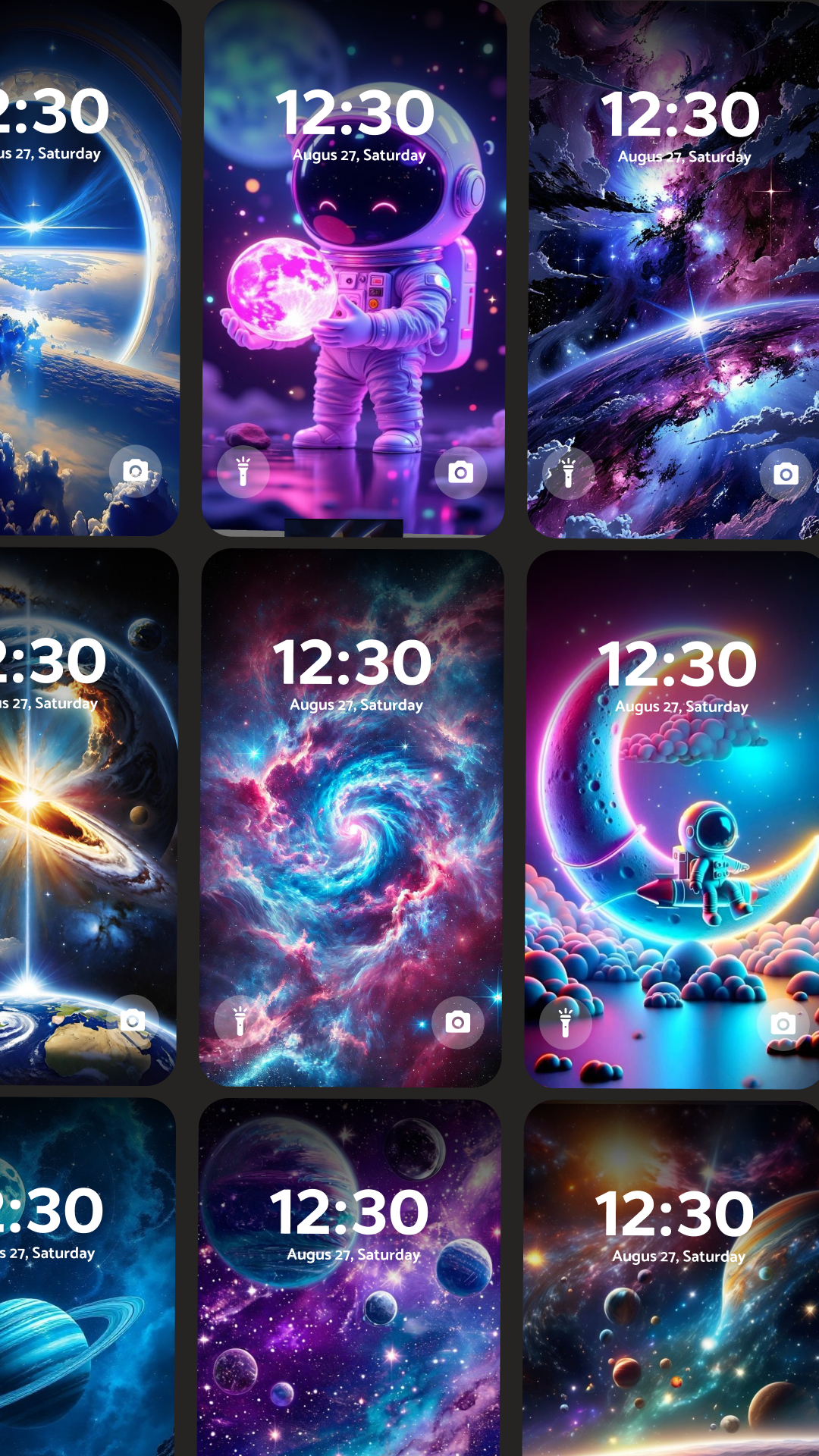 اسکرین شات 8 برنامه Live Wallpaper - Wallpapers 4K