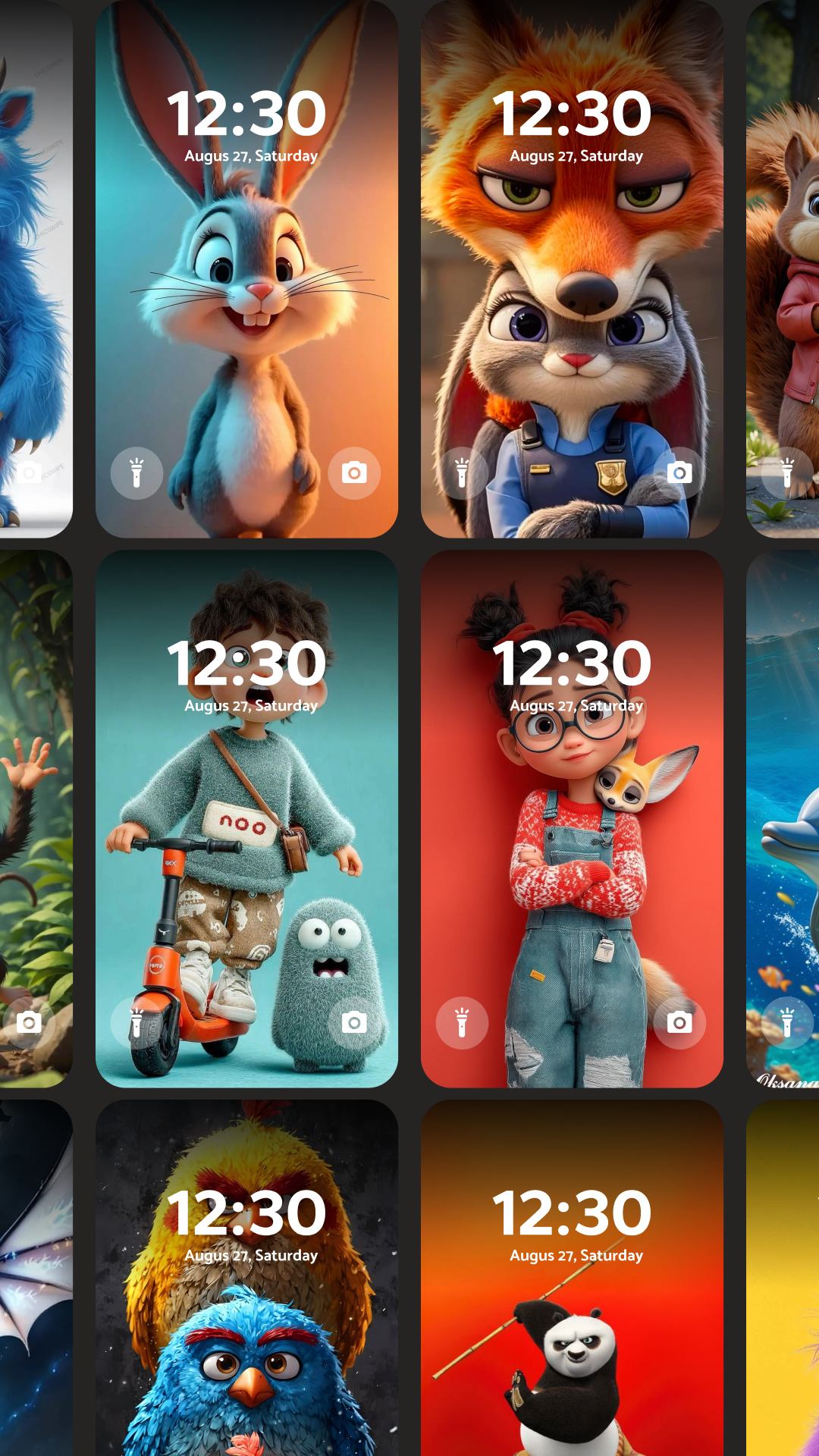 اسکرین شات 6 برنامه Live Wallpaper - Wallpapers 4K