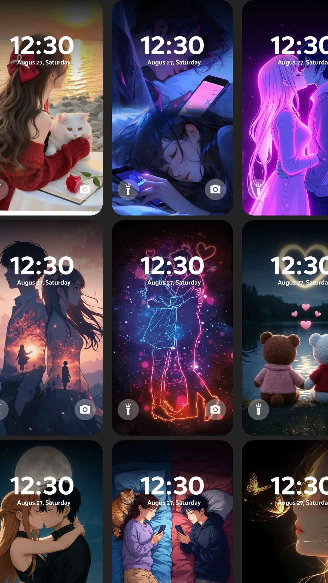 اسکرین شات 5 برنامه Live Wallpaper - Wallpapers 4K
