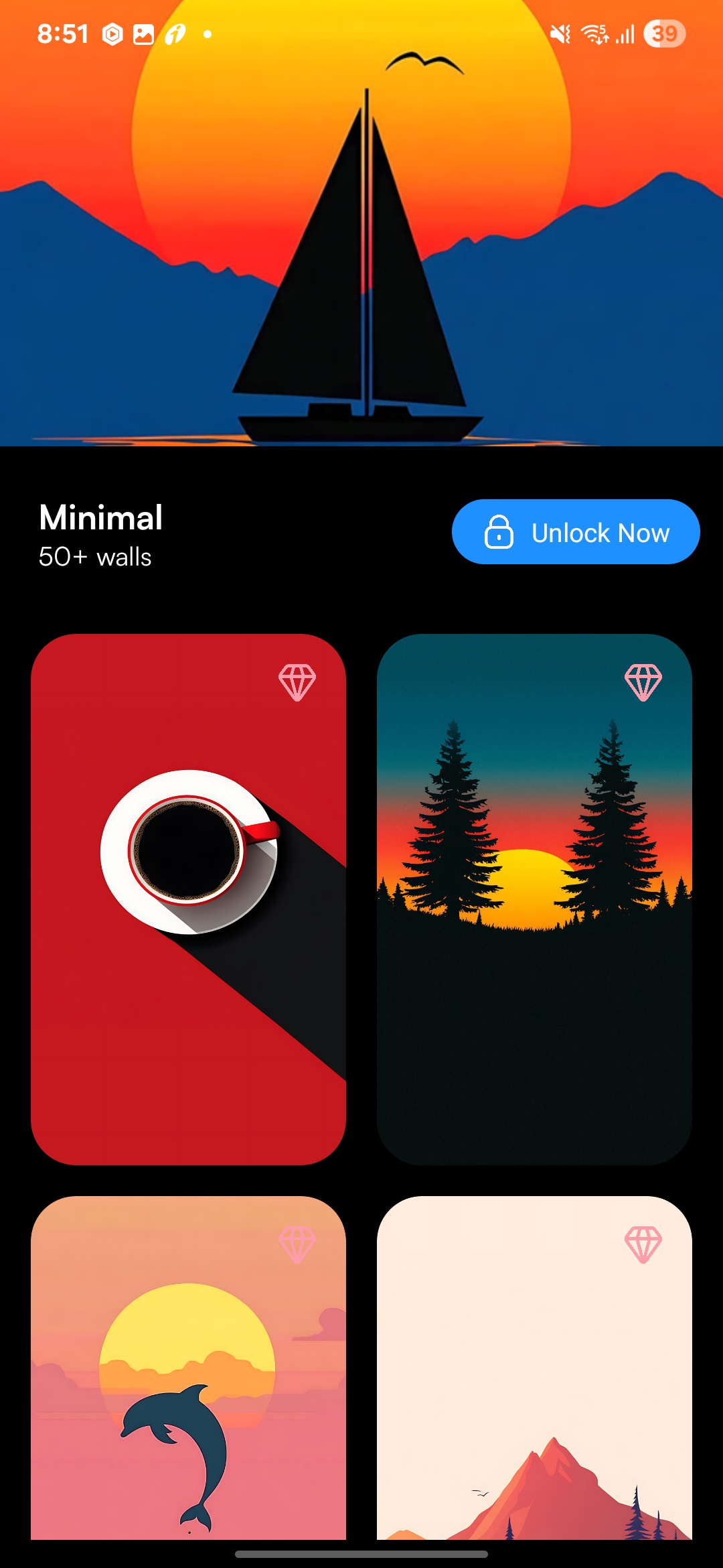 اسکرین شات 1 برنامه Wallverse Wallpaper